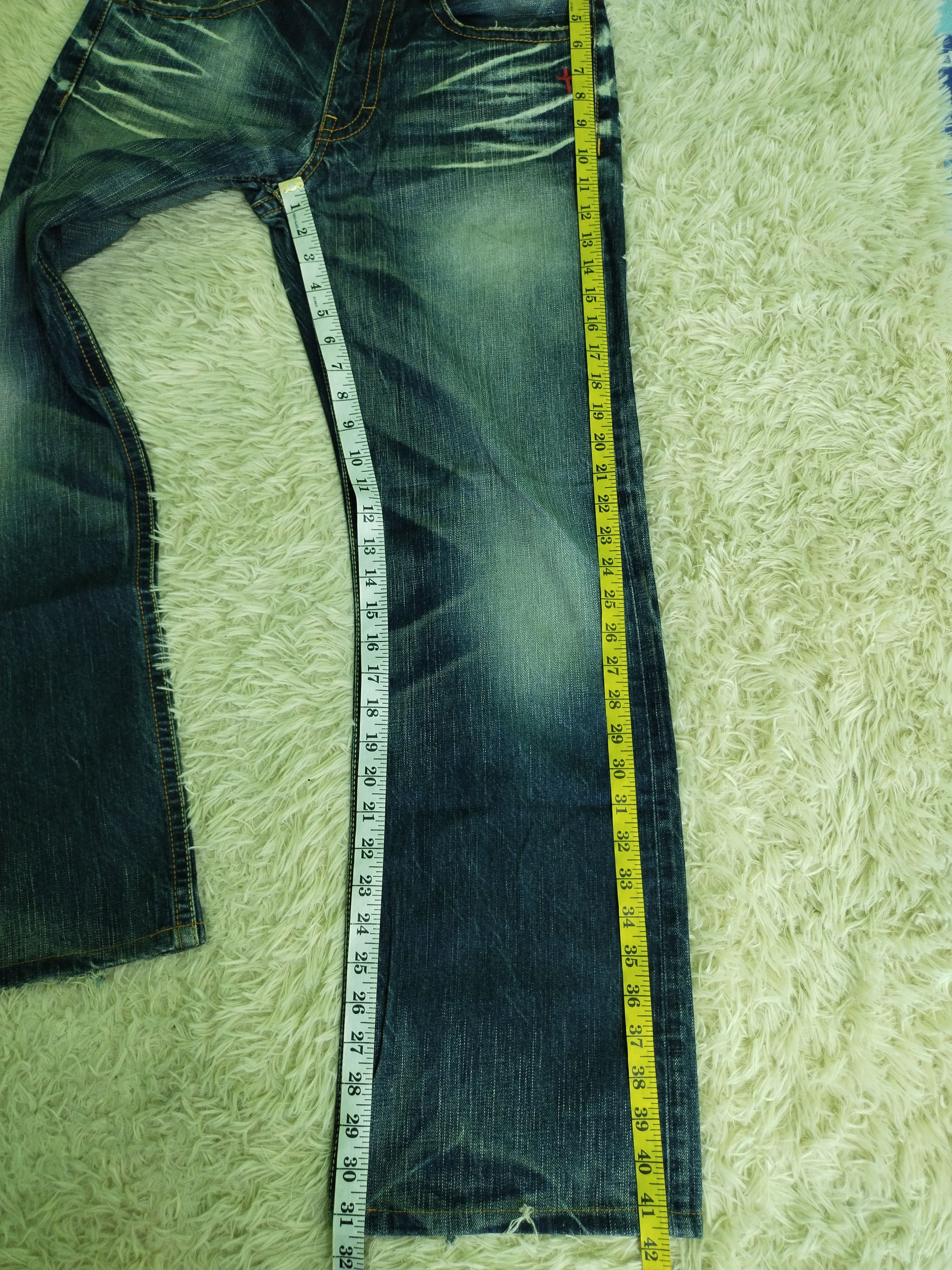 Japanese Brand VINTAGE GENOESE STREETWEAR JAPANESE JEANS Size US 33 - 20 Thumbnail