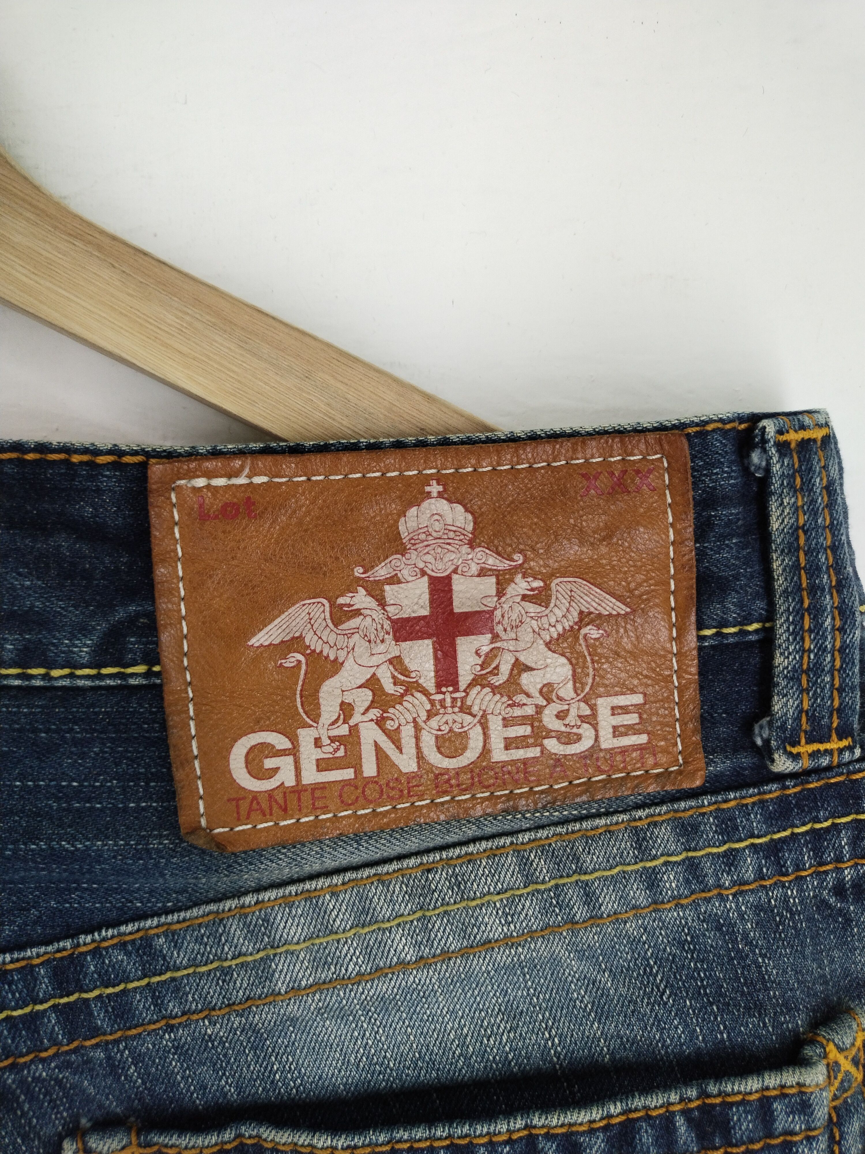 Japanese Brand VINTAGE GENOESE STREETWEAR JAPANESE JEANS Size US 33 - 14 Thumbnail