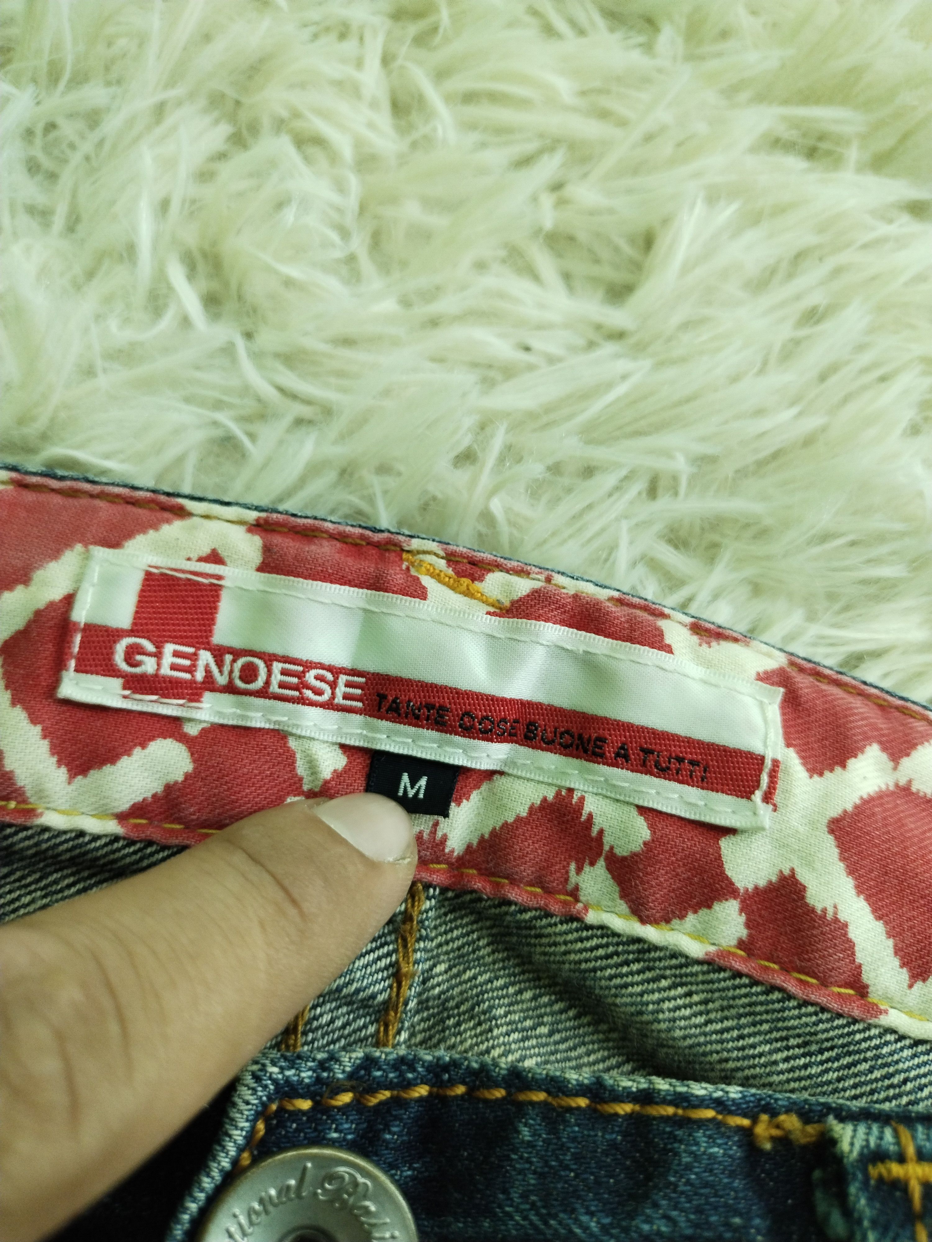 Japanese Brand VINTAGE GENOESE STREETWEAR JAPANESE JEANS Size US 33 - 15 Thumbnail