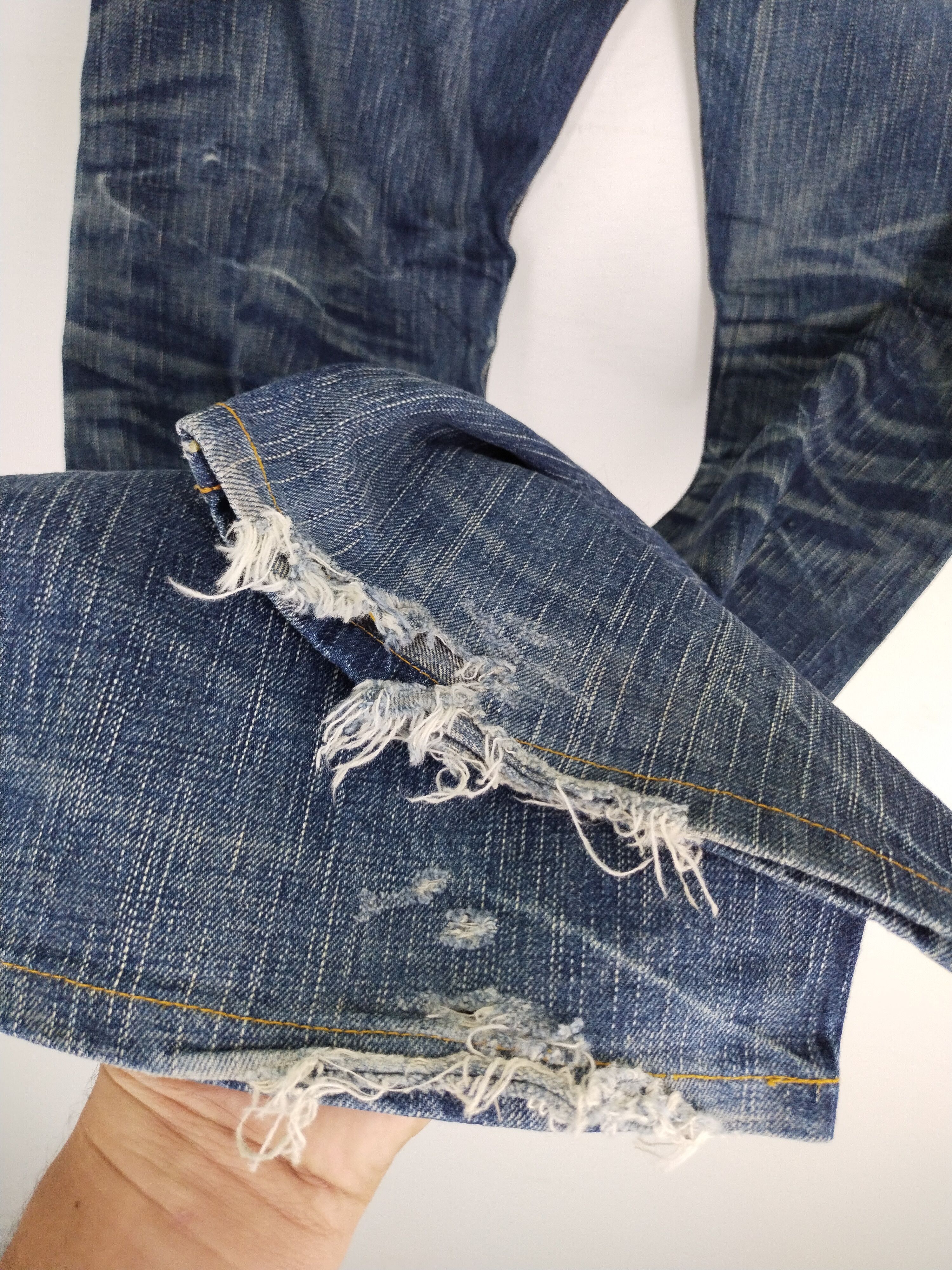 Japanese Brand VINTAGE GENOESE STREETWEAR JAPANESE JEANS Size US 33 - 12 Thumbnail