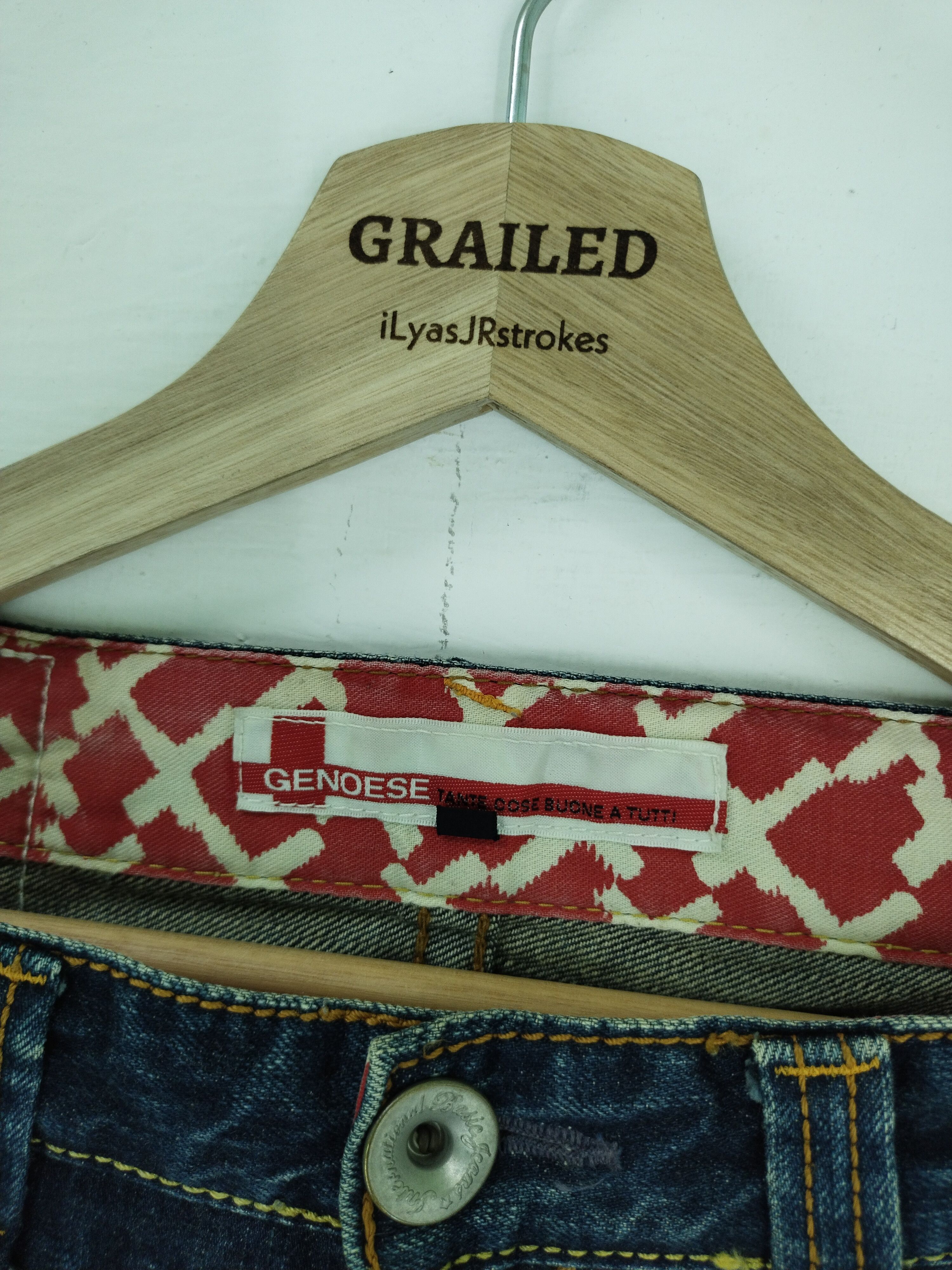 Japanese Brand VINTAGE GENOESE STREETWEAR JAPANESE JEANS Size US 33 - 22 Thumbnail