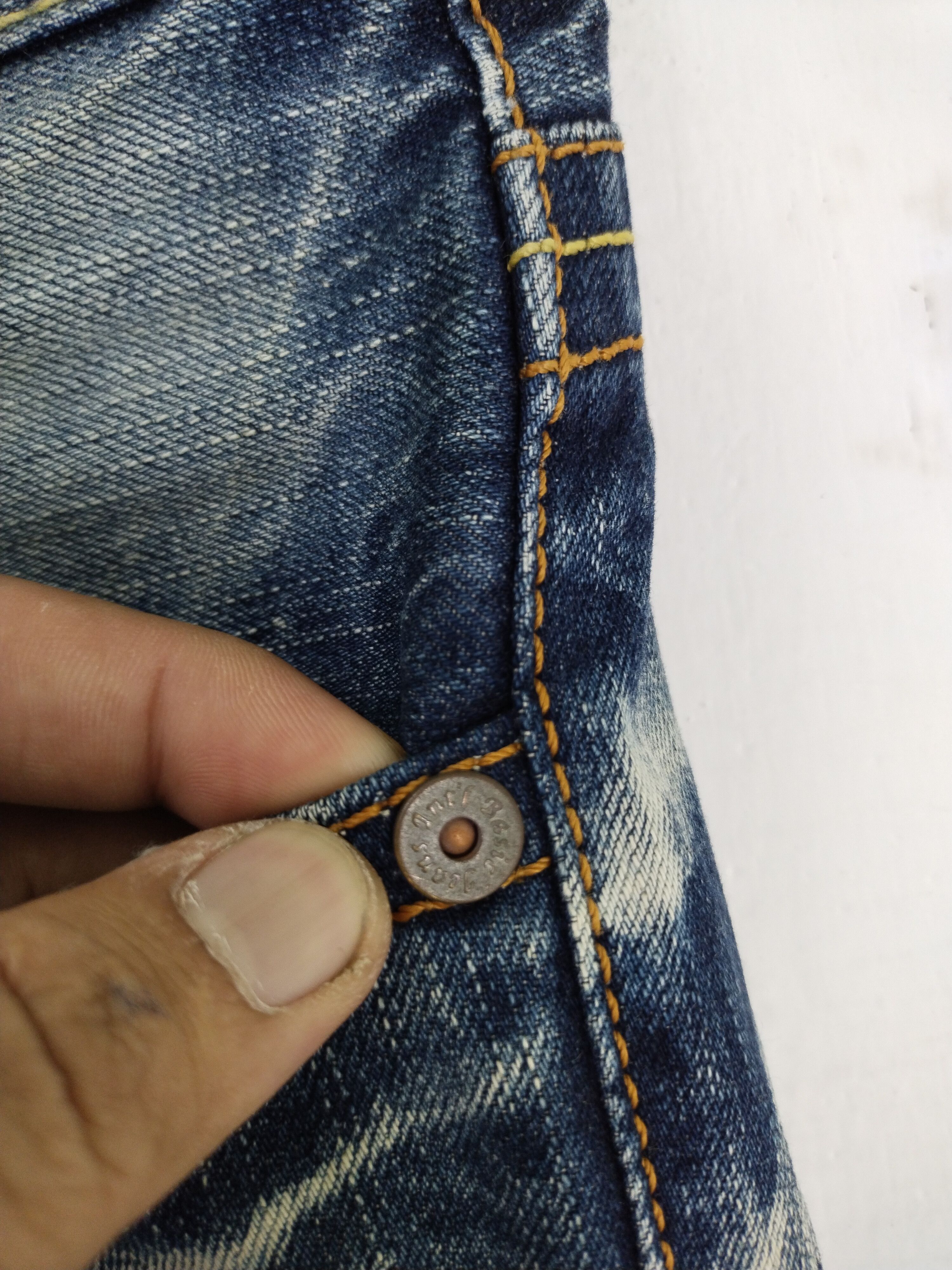 Japanese Brand VINTAGE GENOESE STREETWEAR JAPANESE JEANS Size US 33 - 5 Thumbnail