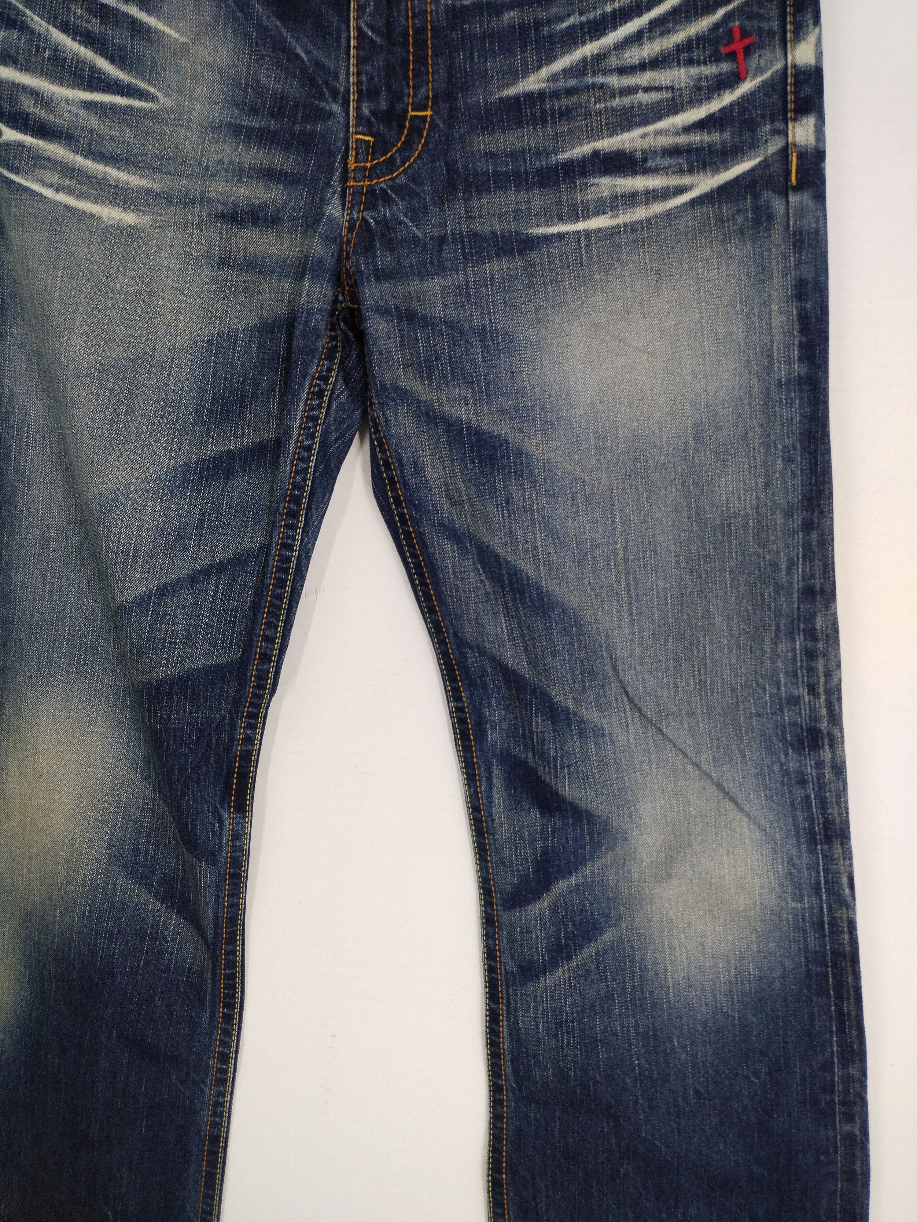 Japanese Brand VINTAGE GENOESE STREETWEAR JAPANESE JEANS Size US 33 - 7 Thumbnail