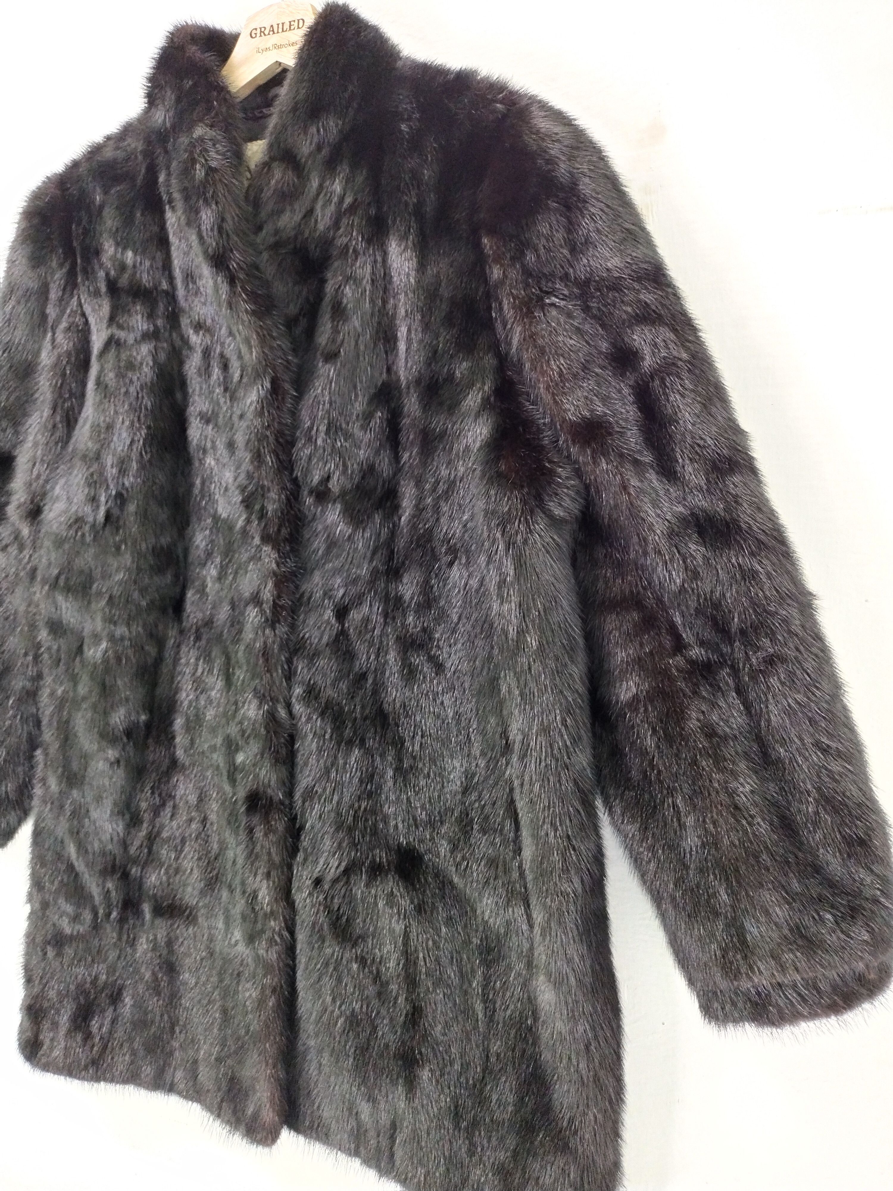 Japanese Brand × Sagafurs Vintage Malvoisie by Kinoshita Bussan Japan Fur Coat Jacket Size L / US 10 / IT 46 - 3 Thumbnail
