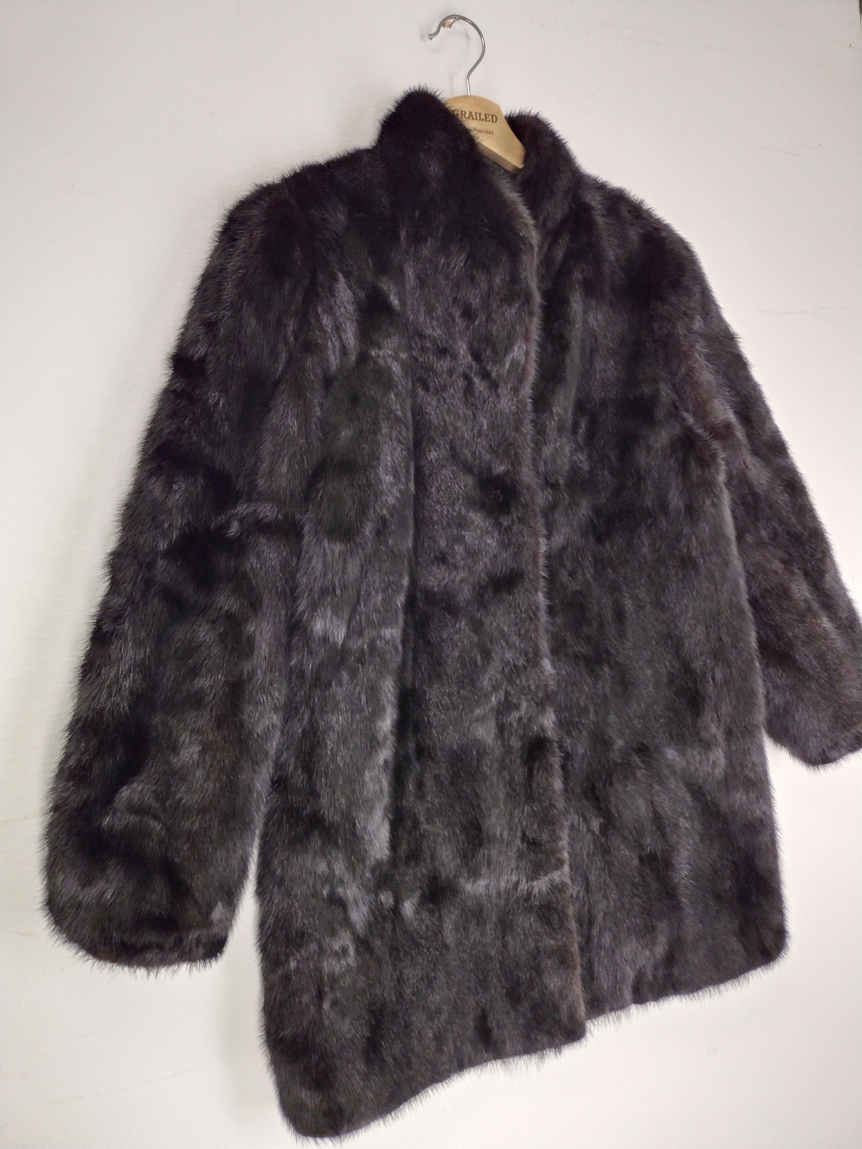 Japanese Brand × Sagafurs Vintage Malvoisie by Kinoshita Bussan Japan Fur Coat Jacket Size L / US 10 / IT 46 - 4 Thumbnail