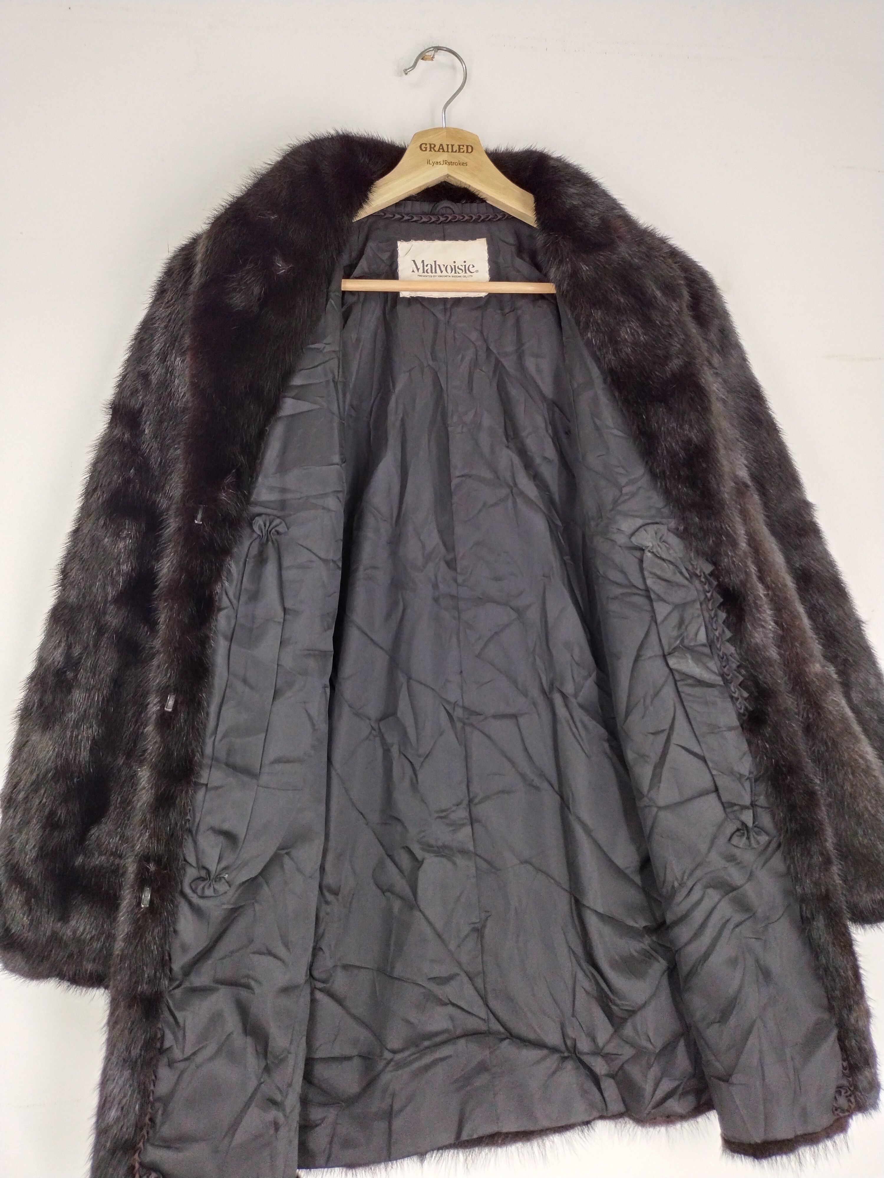 Japanese Brand × Sagafurs Vintage Malvoisie by Kinoshita Bussan Japan Fur Coat Jacket Size L / US 10 / IT 46 - 11 Thumbnail