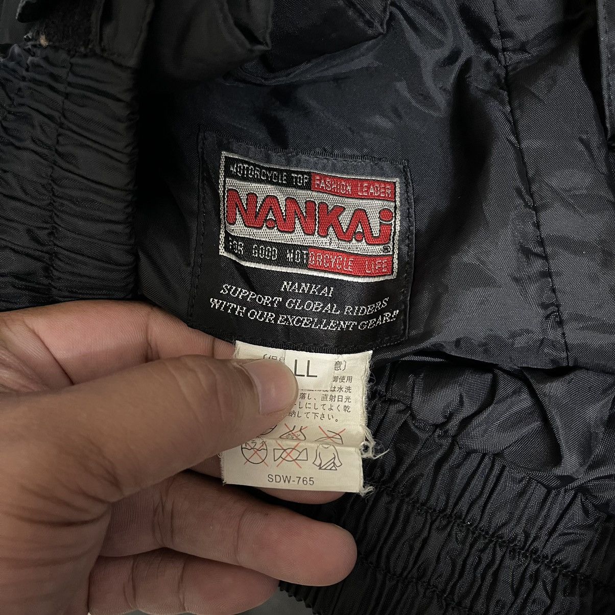 Japanese Brand × Vintage Vintage Nankai Racing Motorcycle Gear Pants Spellout Size US 32 / EU 48 - 13 Thumbnail