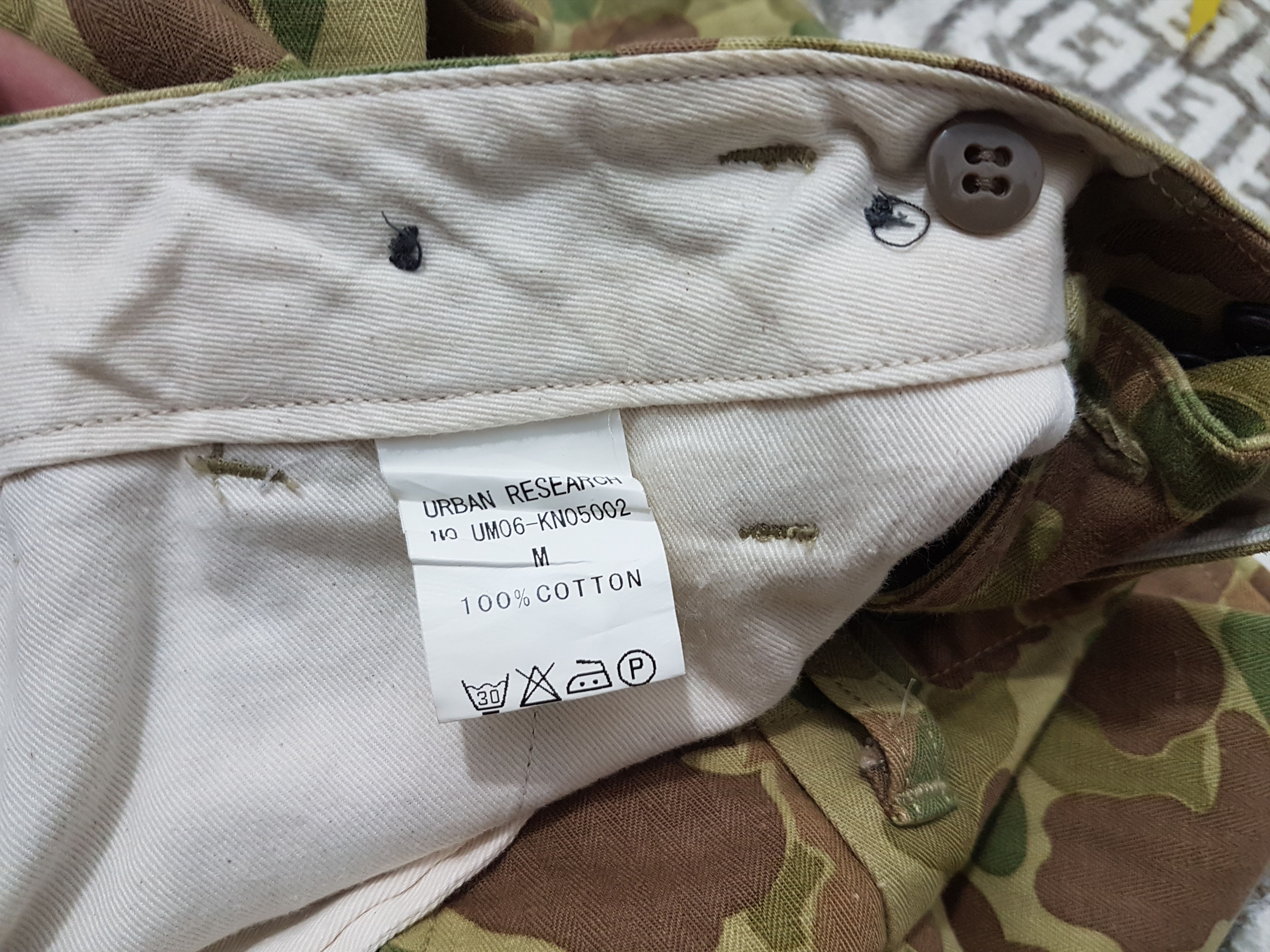 Japanese Brand × URBAN RESEARCH DOORS Urban Research Herringbone Camo Pants Size US 32 / EU 48 - 10 Thumbnail