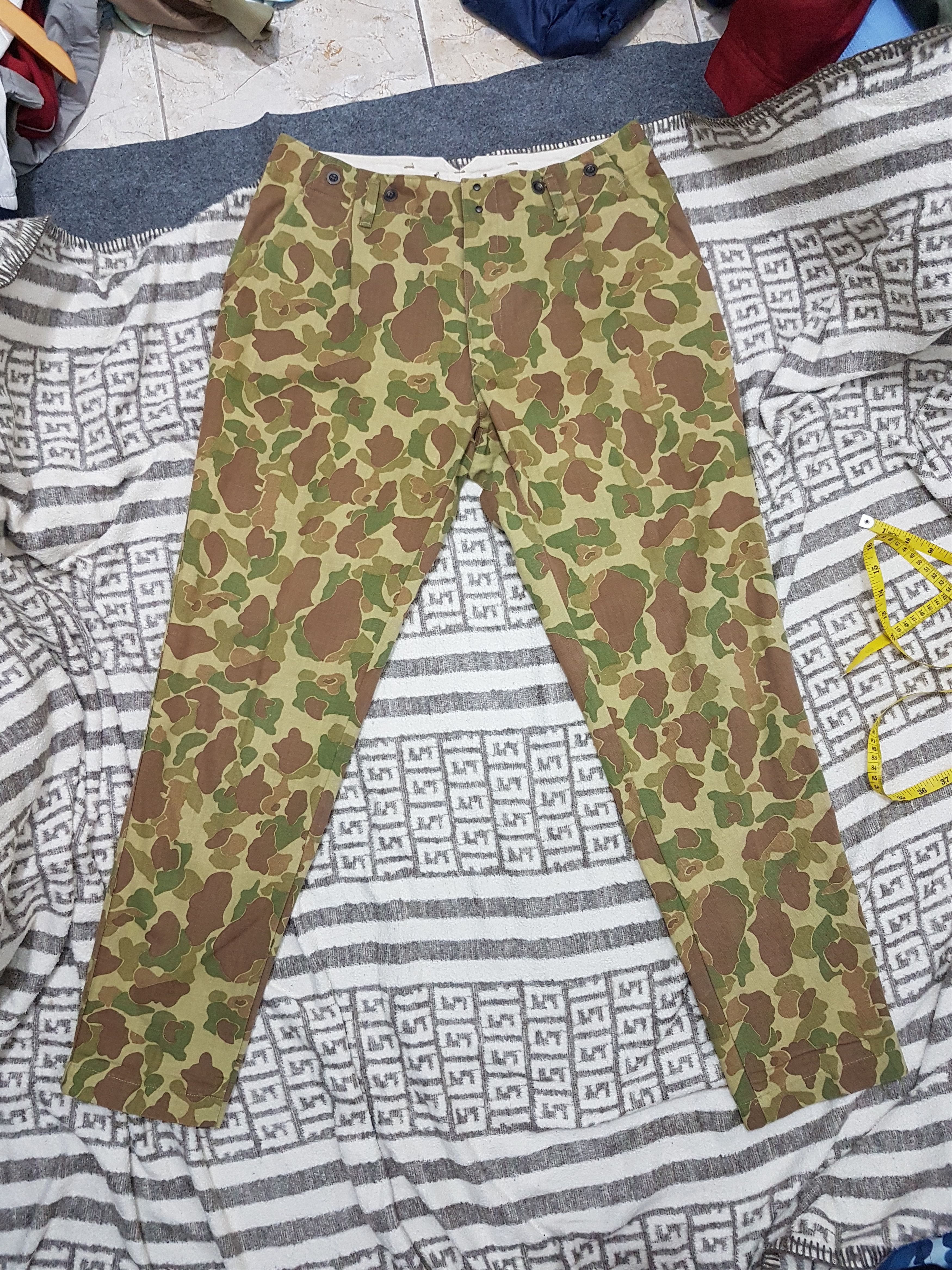 image of Urban Research Doors Urban Research Herringbone Camo Pants, Men's (Size 32)