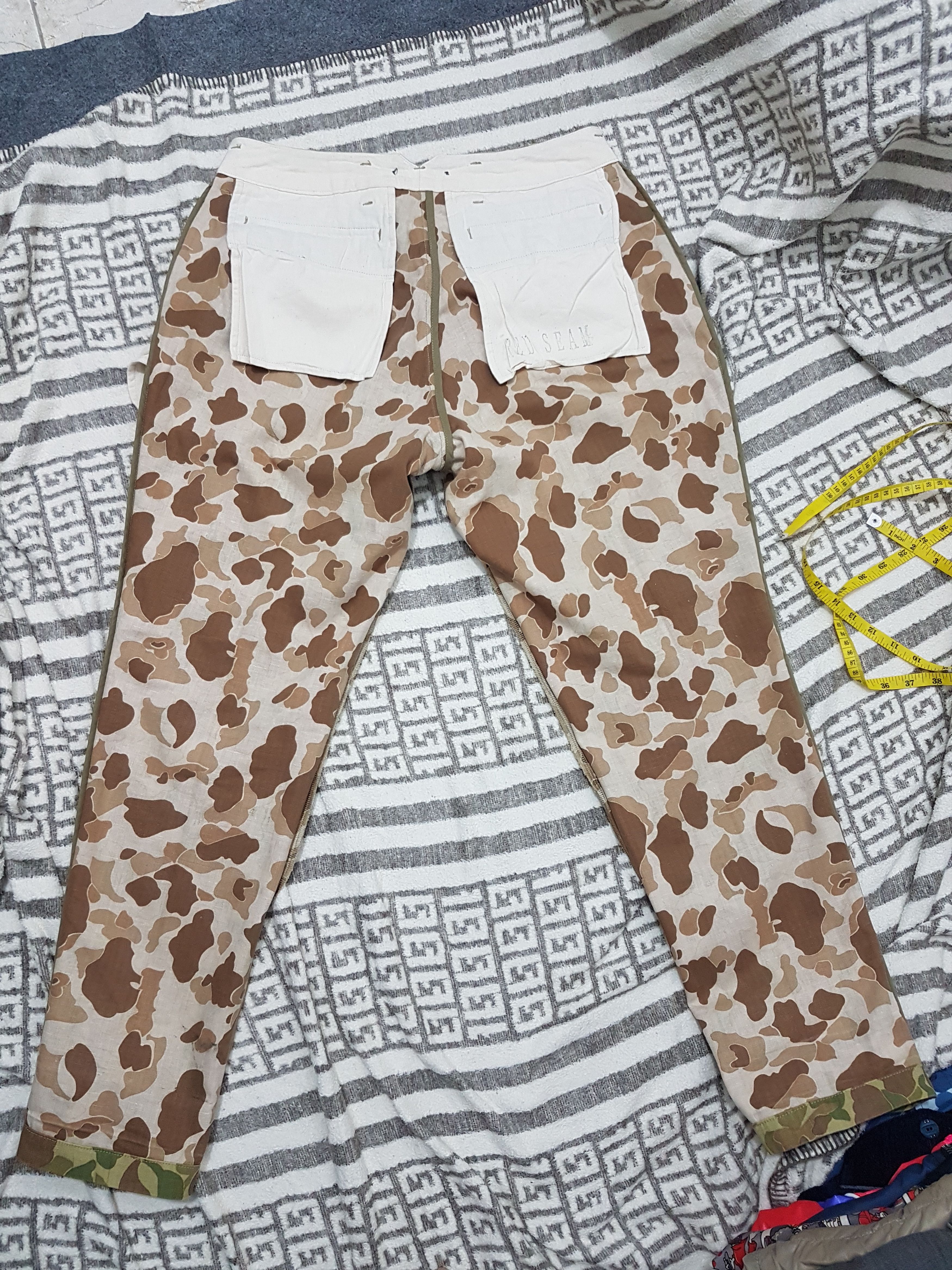 Japanese Brand × URBAN RESEARCH DOORS Urban Research Herringbone Camo Pants Size US 32 / EU 48 - 7 Thumbnail