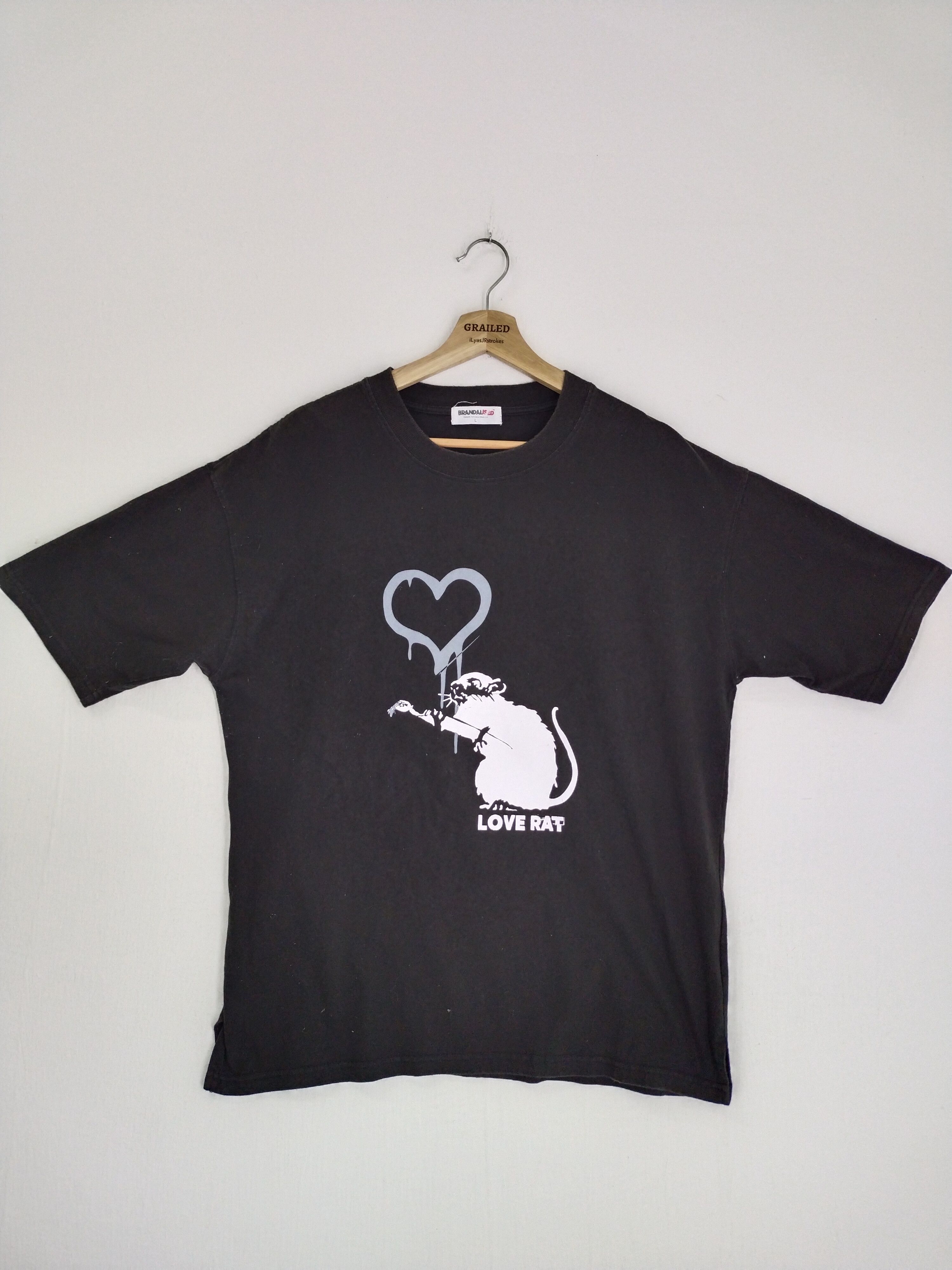 VINTAGE MMXX BRANDALISED LOVE RAT SHIRT TEE