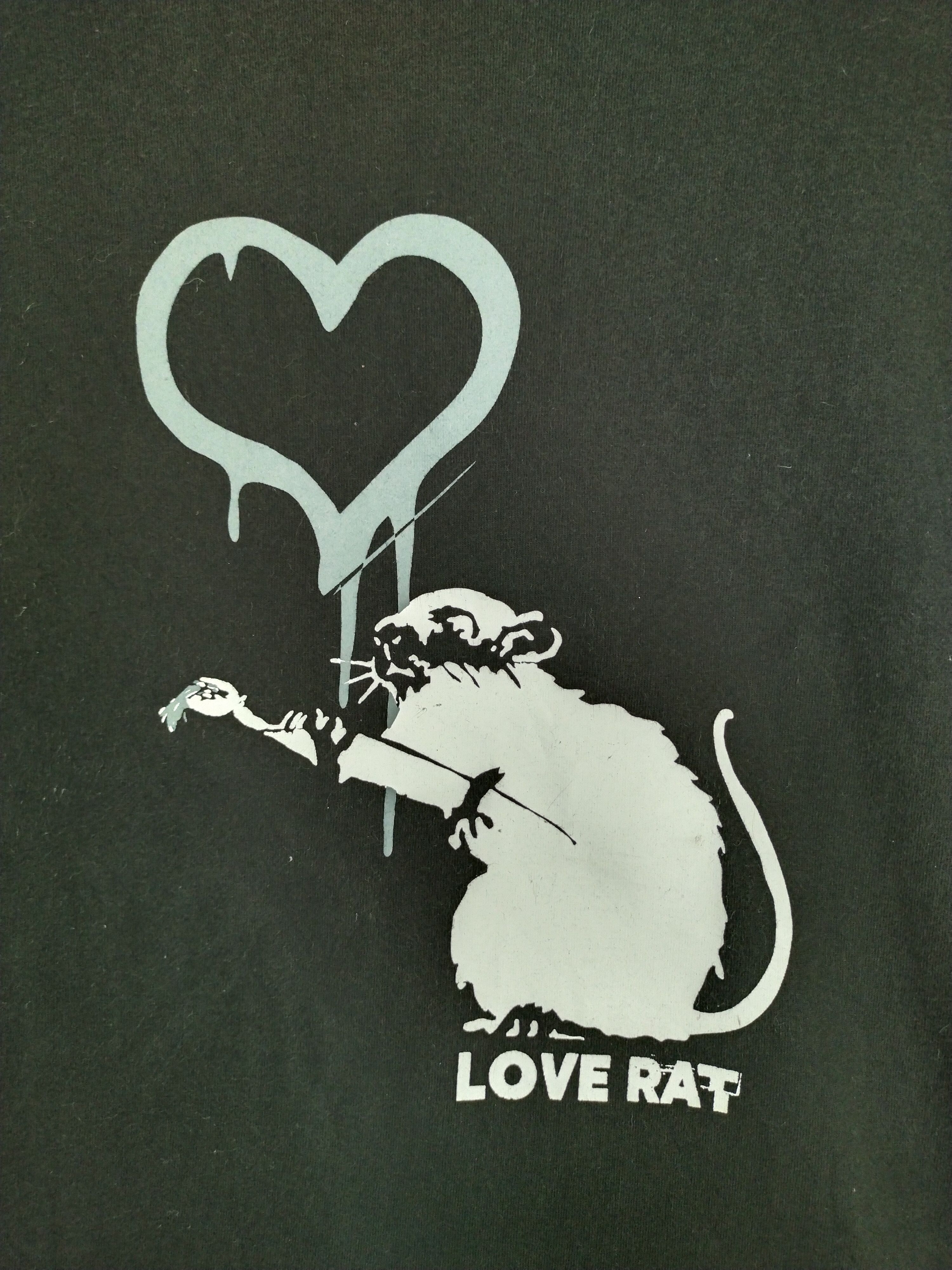 Japanese Brand VINTAGE MMXX BRANDALISED LOVE RAT SHIRT TEE Size US L / EU 52-54 / 3 - 8 Thumbnail