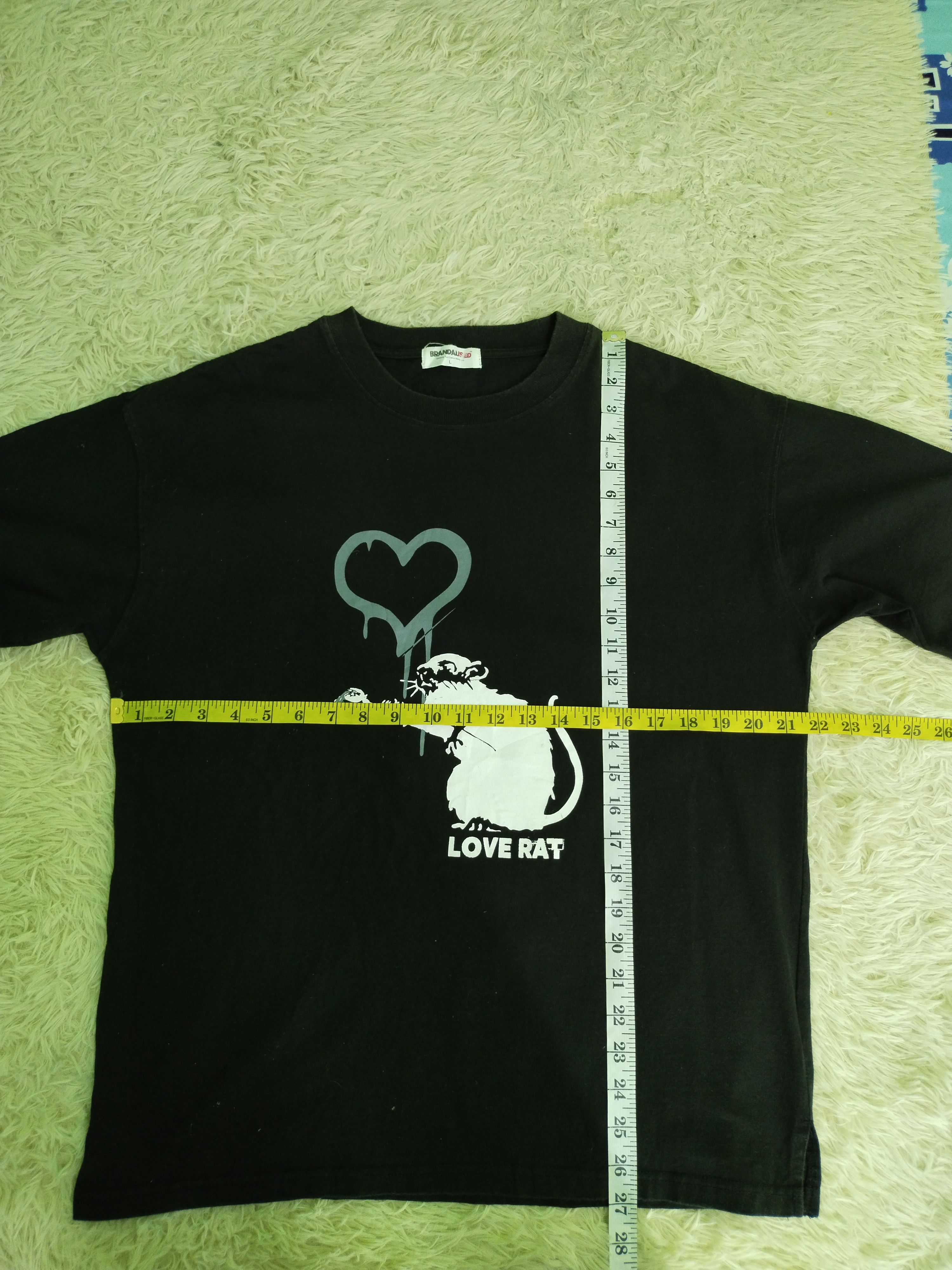 Japanese Brand VINTAGE MMXX BRANDALISED LOVE RAT SHIRT TEE Size US L / EU 52-54 / 3 - 12 Thumbnail