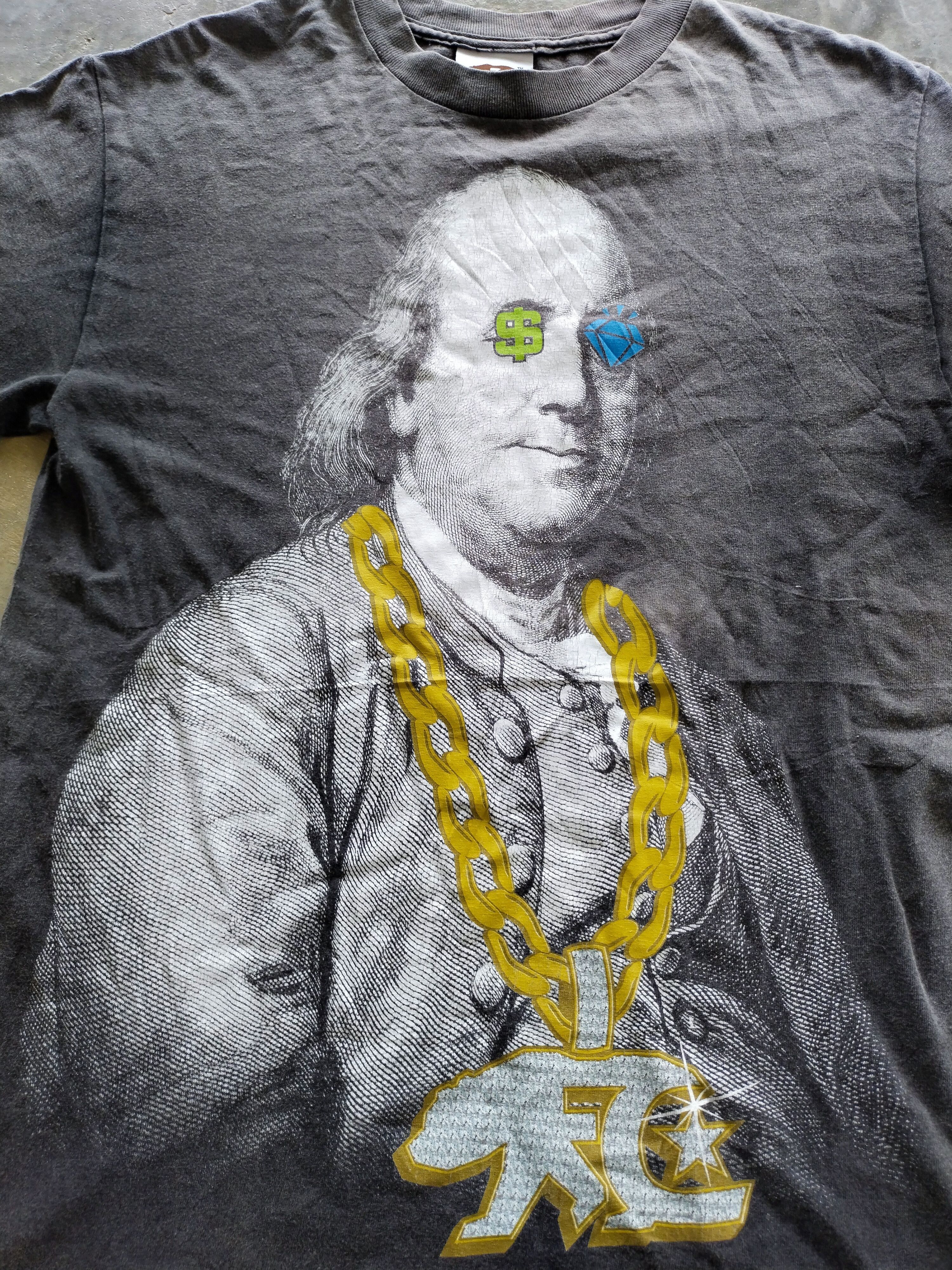 Vintage Vintage Ben Franklin Fabricali Sun Faded Shirt Tee Size US M / EU 48-50 / 2 - 5 Thumbnail