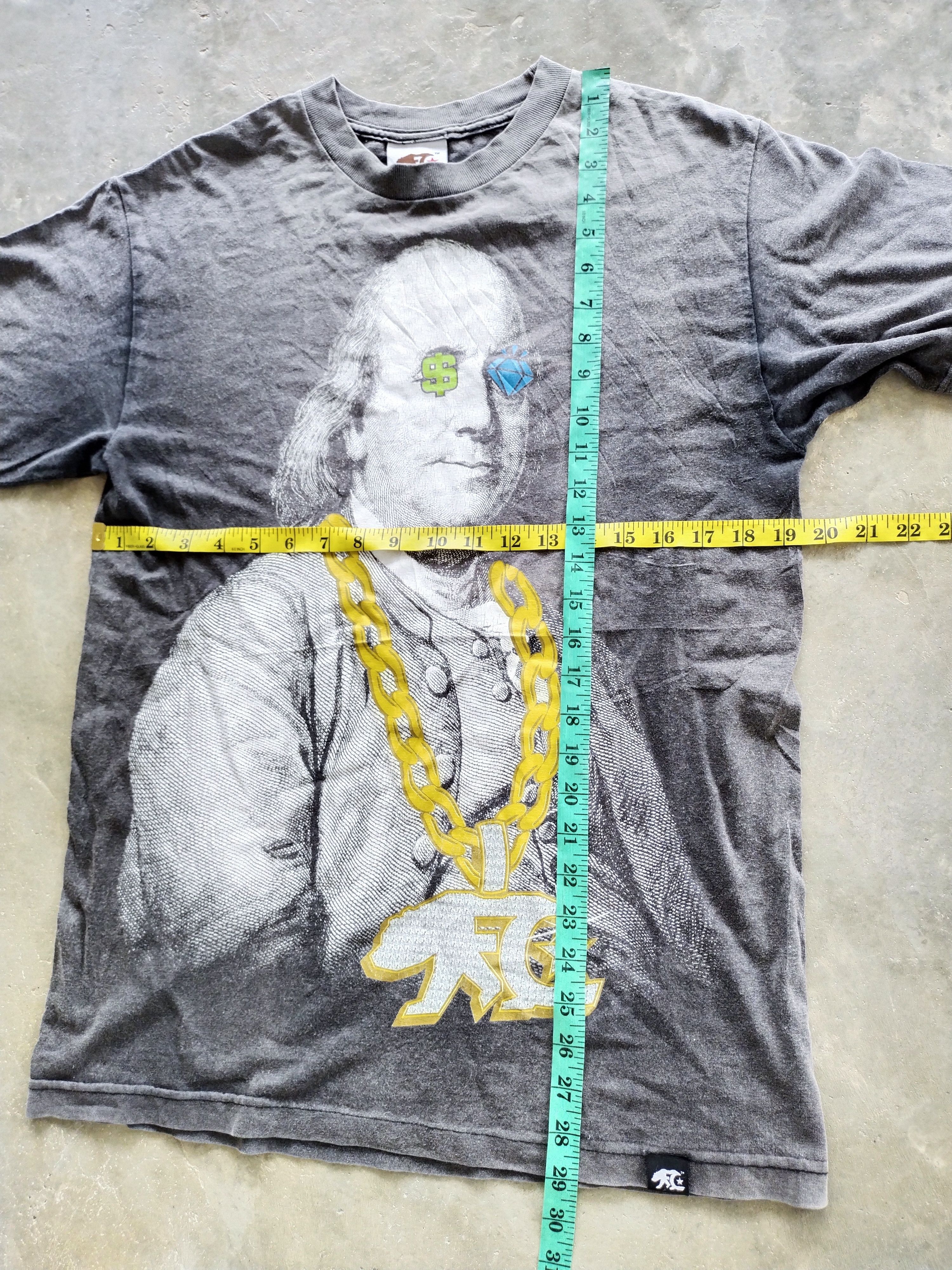 Vintage Vintage Ben Franklin Fabricali Sun Faded Shirt Tee Size US M / EU 48-50 / 2 - 15 Thumbnail