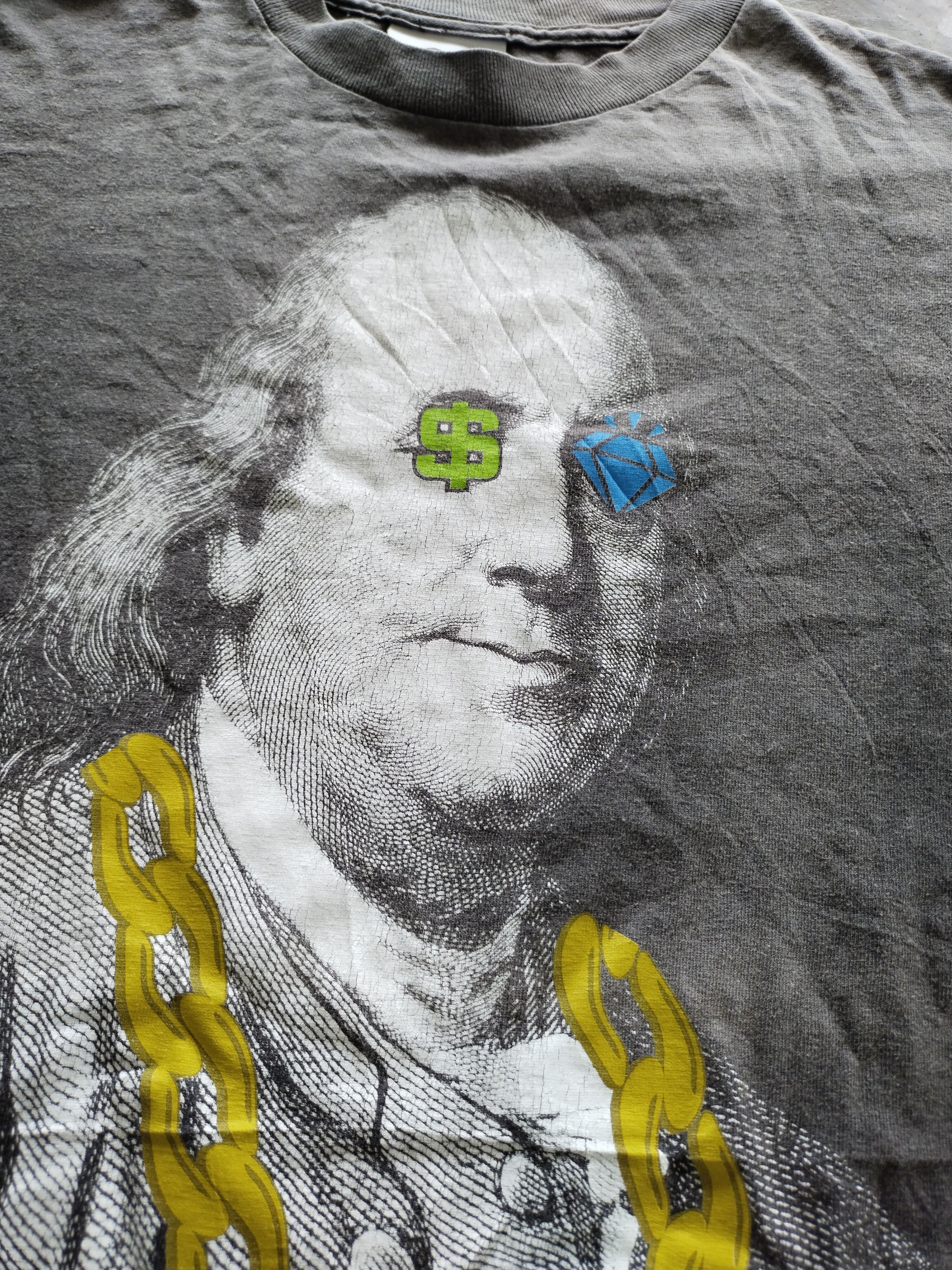 Vintage Vintage Ben Franklin Fabricali Sun Faded Shirt Tee Size US M / EU 48-50 / 2 - 6 Thumbnail