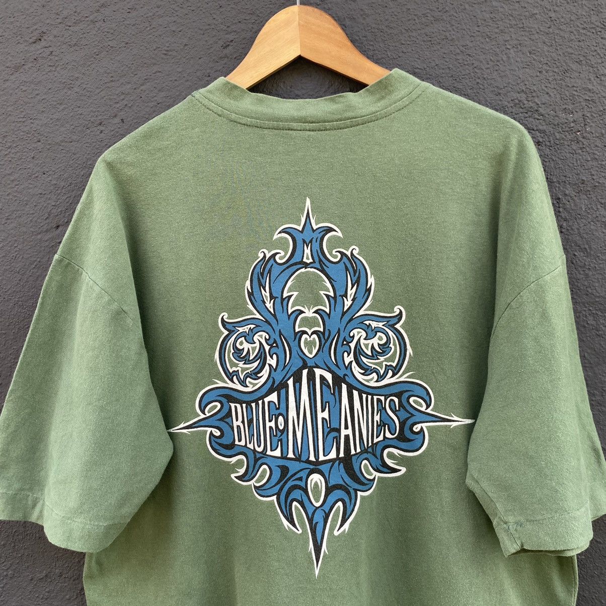 Vintage Thrashed Faded Vintage 90s Blue Meanies ERD GRUNGE TEE Size US XL / EU 56 / 4 - 5 Thumbnail