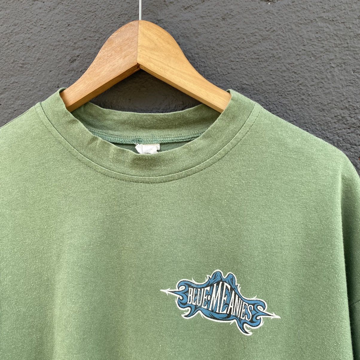 Vintage Thrashed Faded Vintage 90s Blue Meanies ERD GRUNGE TEE Size US XL / EU 56 / 4 - 3 Thumbnail