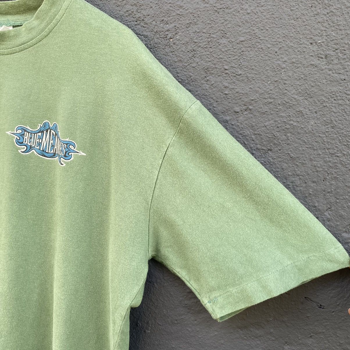Vintage Thrashed Faded Vintage 90s Blue Meanies ERD GRUNGE TEE Size US XL / EU 56 / 4 - 6 Thumbnail