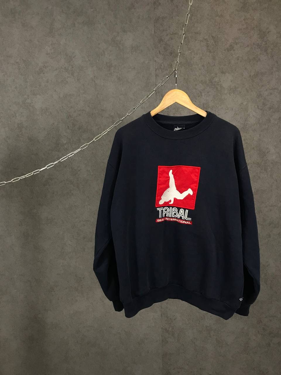 Vintage Tribal Street Wear USA vintage sweatshirt Size US XL / EU 56 / 4 - 1 Thumbnail
