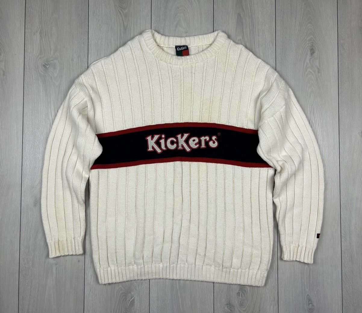 Kickers × Vintage Kickers Vintage Sweater Big Logo size M - L Size US M / EU 48-50 / 2 - 2 Thumbnail