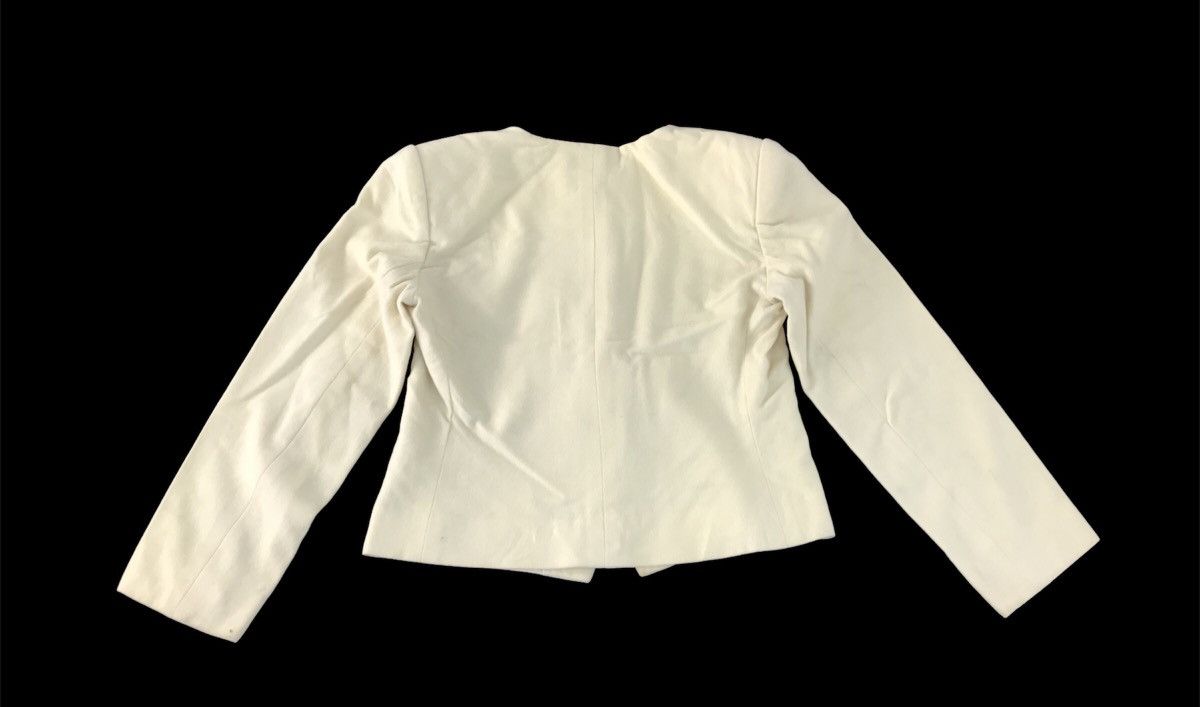 Vintage Yves Saint Laurent Diffusion Femme Crop Coat Jacket R381j Size M / US 6-8 / IT 42-44 - 8 Thumbnail