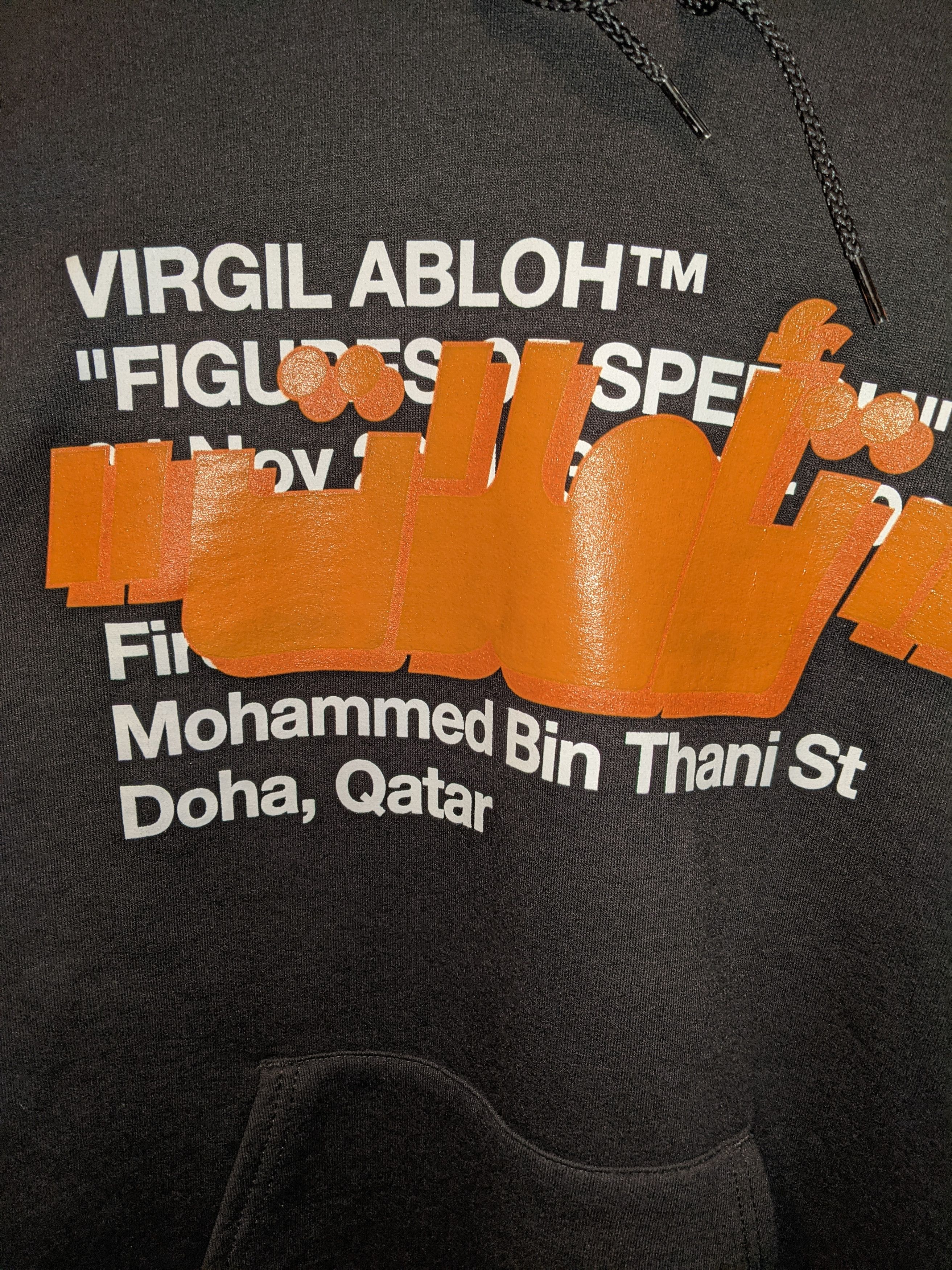 Hoodie Virgil Abloh Figures of Speech Qatar