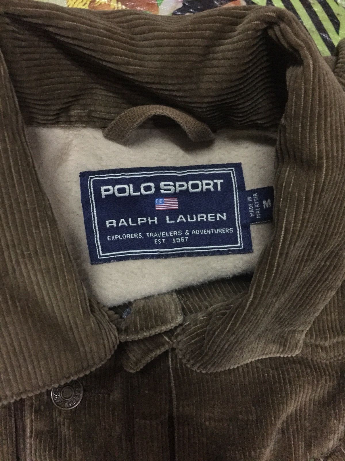Polo Ralph Lauren Polo Sport Ralph Lauren Corduroy Jacket Size US M / EU 48-50 / 2 - 2 Thumbnail