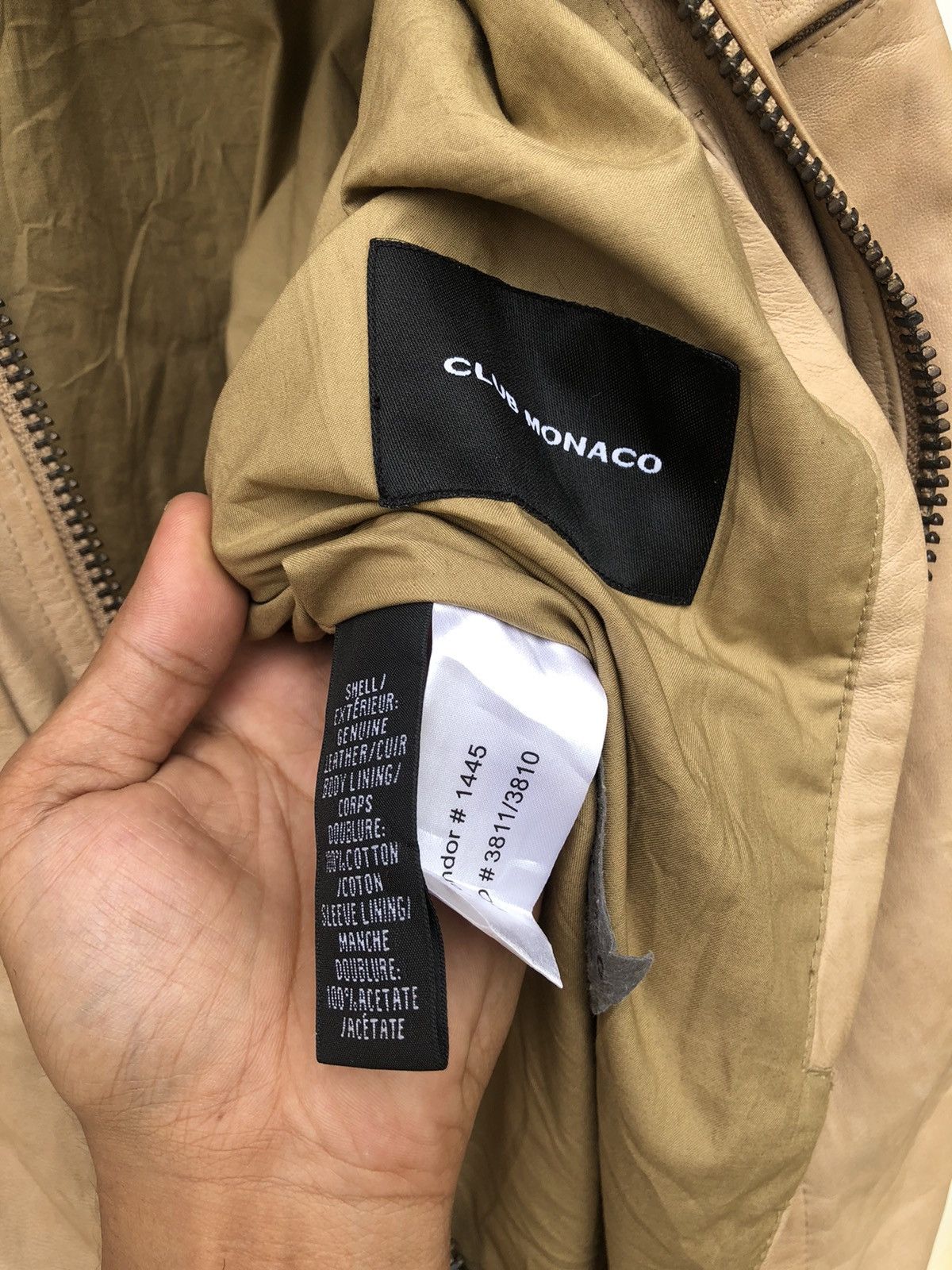 Club Monaco 🔥Club monaco genuine leather jacket Size US L / EU 52-54 / 3 - 3 Thumbnail