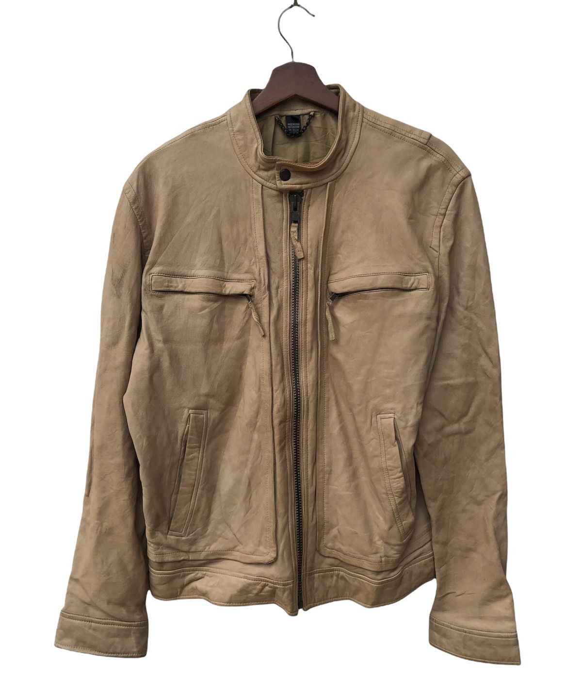 Club Monaco 🔥Club monaco genuine leather jacket Size US L / EU 52-54 / 3 - 1 Thumbnail