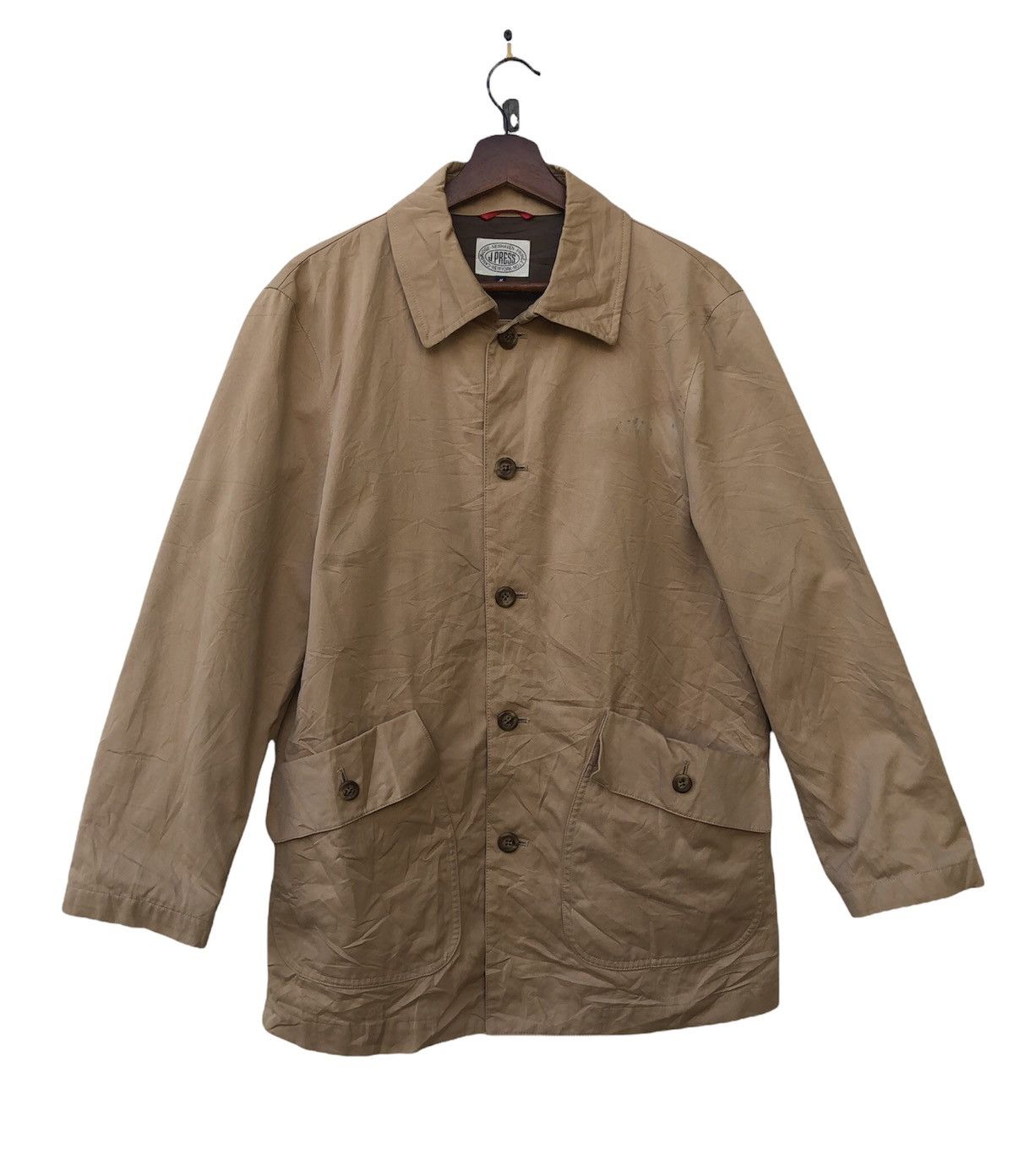 image of J Press Vintage J.press Casual Jacket Tactical Pocket in Brown, Men's (Size Large)