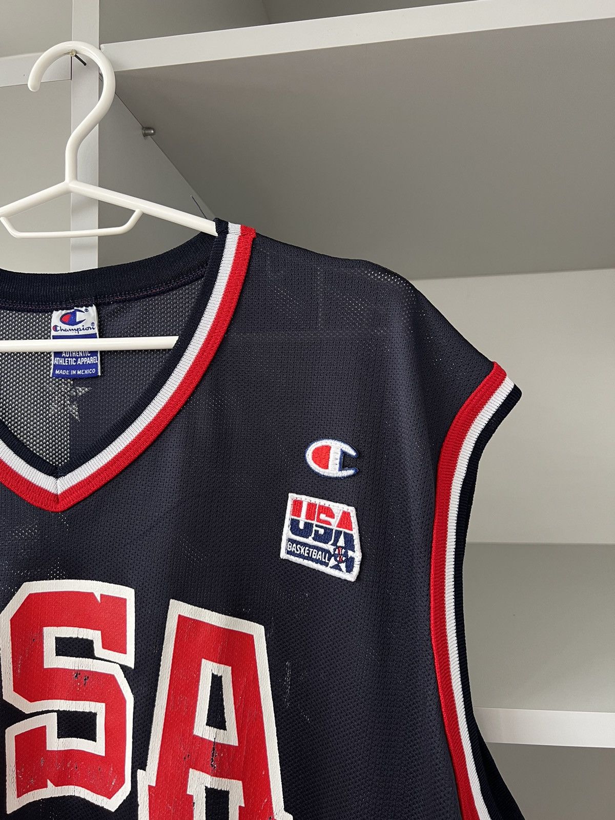 Champion × NBA × Vintage Champion Vintage USA Basketball Tim Duncan 13 Jersey Size US XL / EU 56 / 4 - 3 Thumbnail