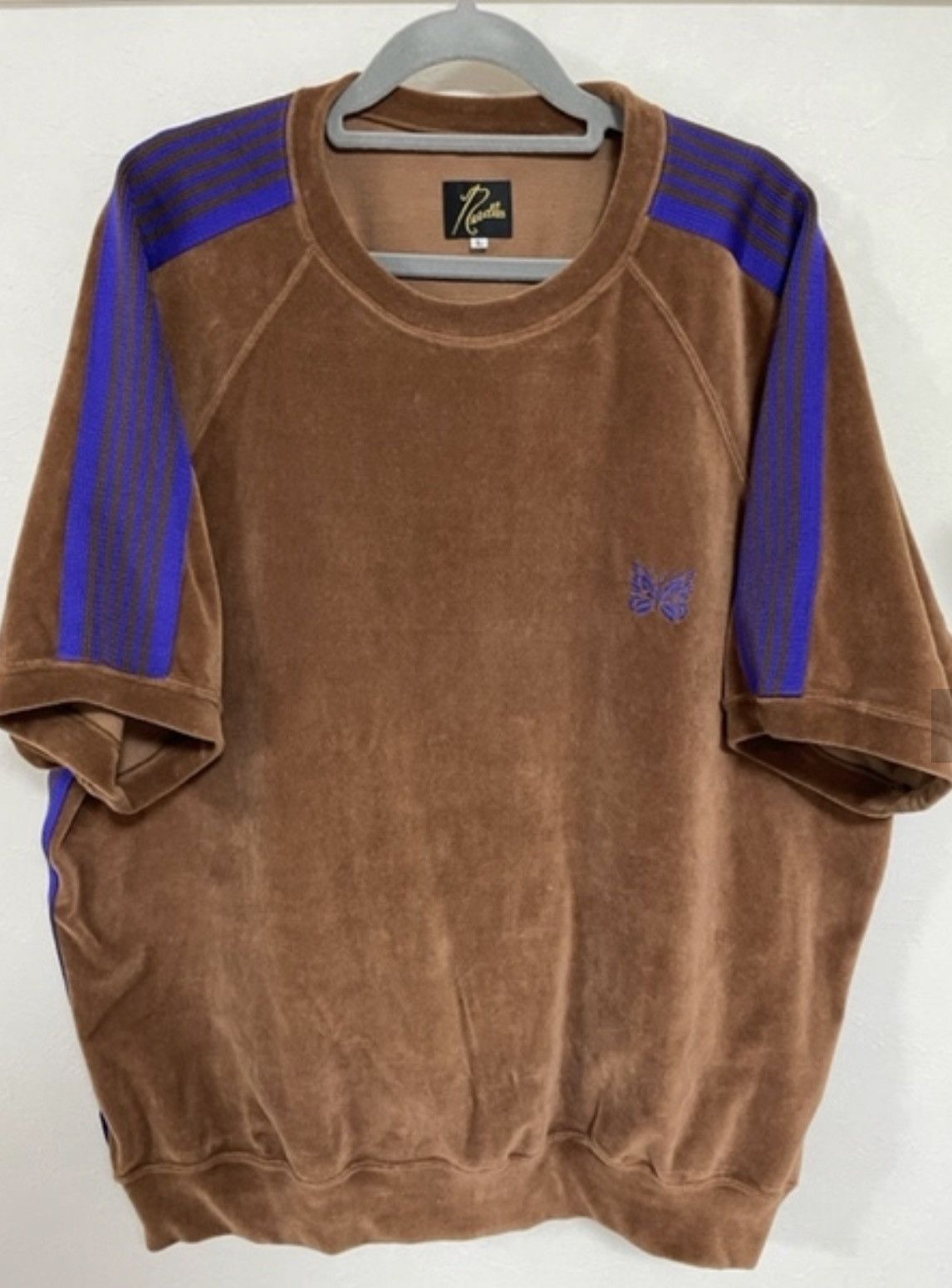 Needles Rare Needles velour track sweater ss tee Size US L / EU 52-54 / 3 - 1 Thumbnail