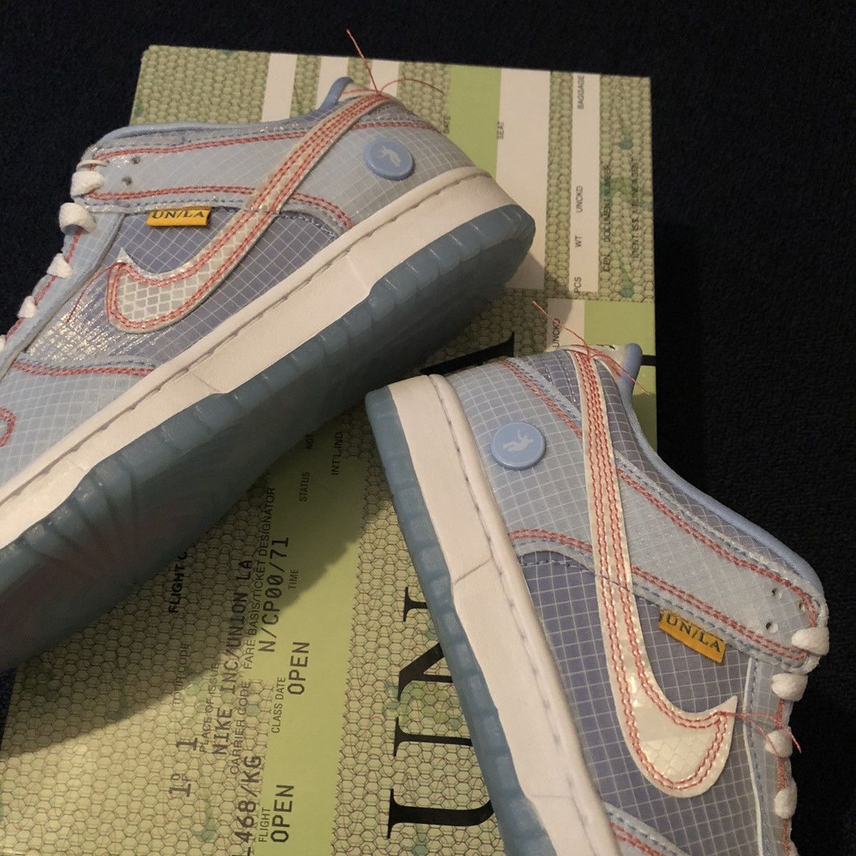 Nike Nike X Union Dunk Low Passport Pack Hyper Royal Shoes Size 8 Size US 8 / EU 41 - 6 Thumbnail