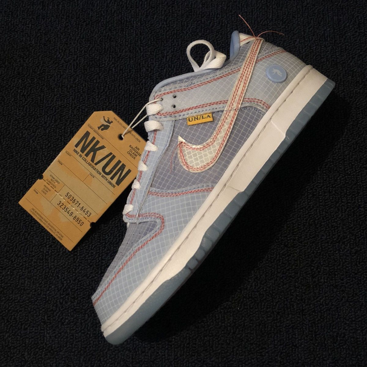 Nike Nike X Union Dunk Low Passport Pack Hyper Royal Shoes Size 8 Size US 8 / EU 41 - 9 Thumbnail
