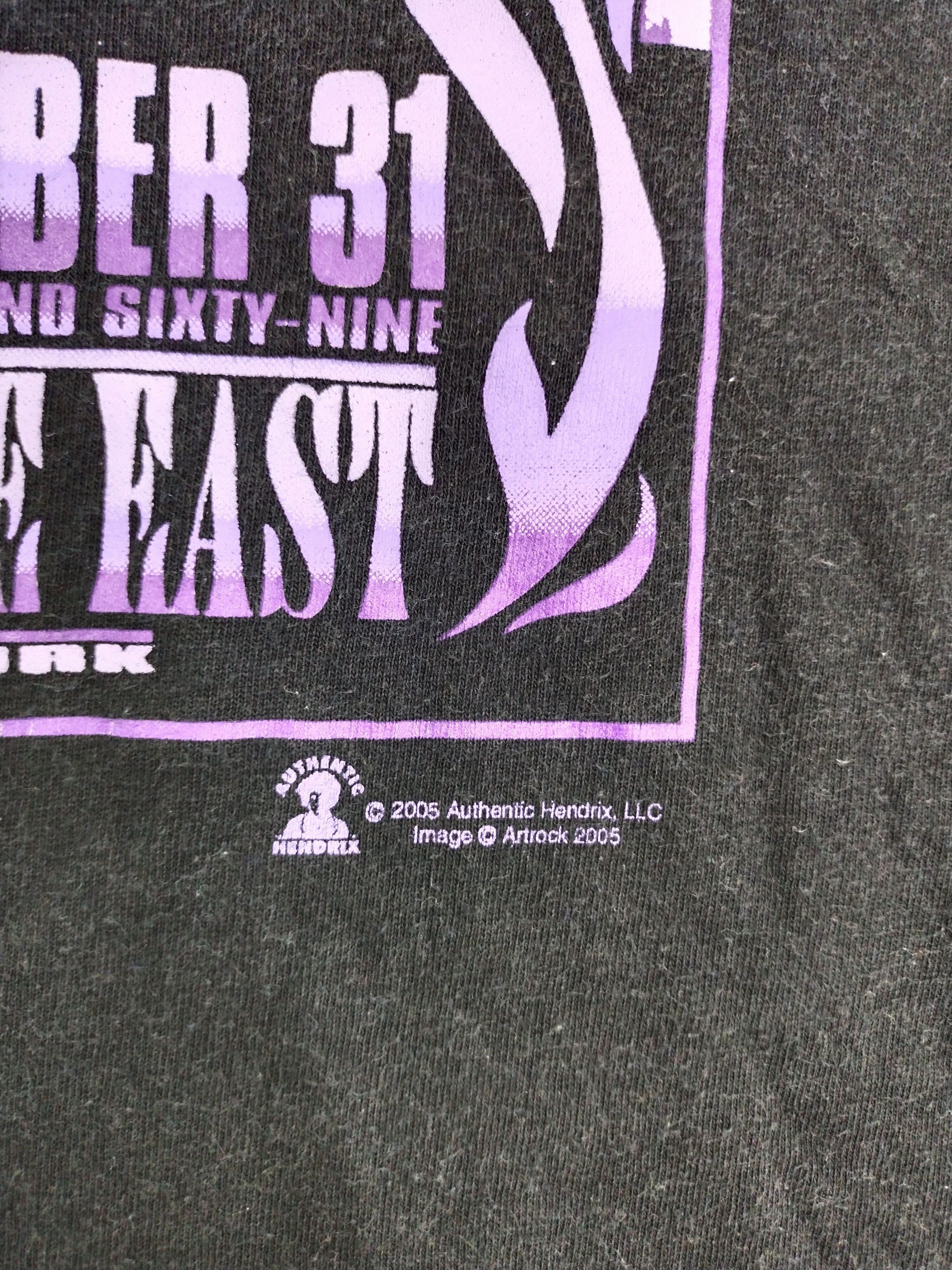 Band Tees × Jimi Hendrix × Vintage Vintage Jimi Hendrix Faded Shirt Tee Size US L / EU 52-54 / 3 - 3 Thumbnail