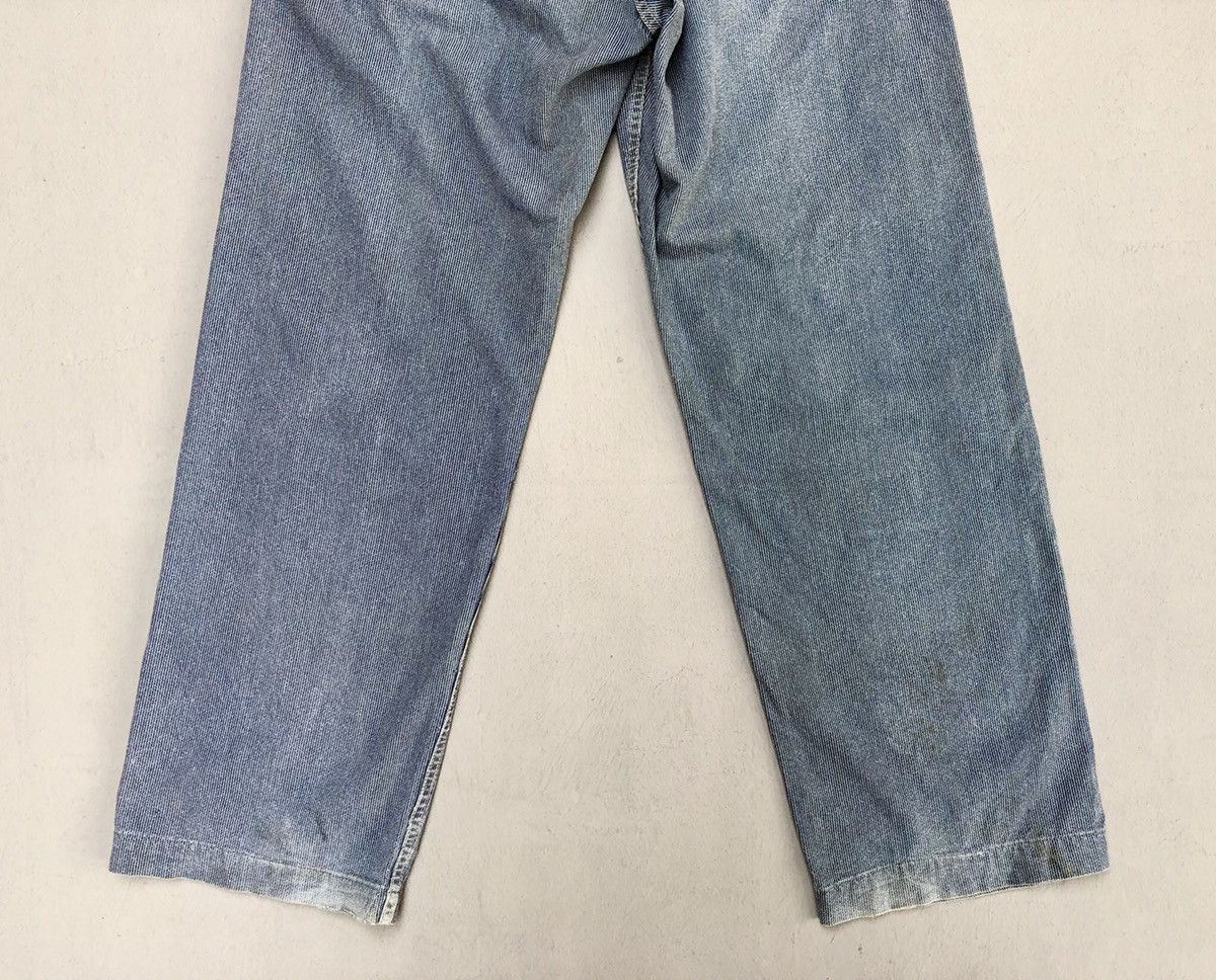 Japanese Brand Blue Way Hickory Stripes Workwear Pants Size US 30 / EU 46 - 7 Thumbnail