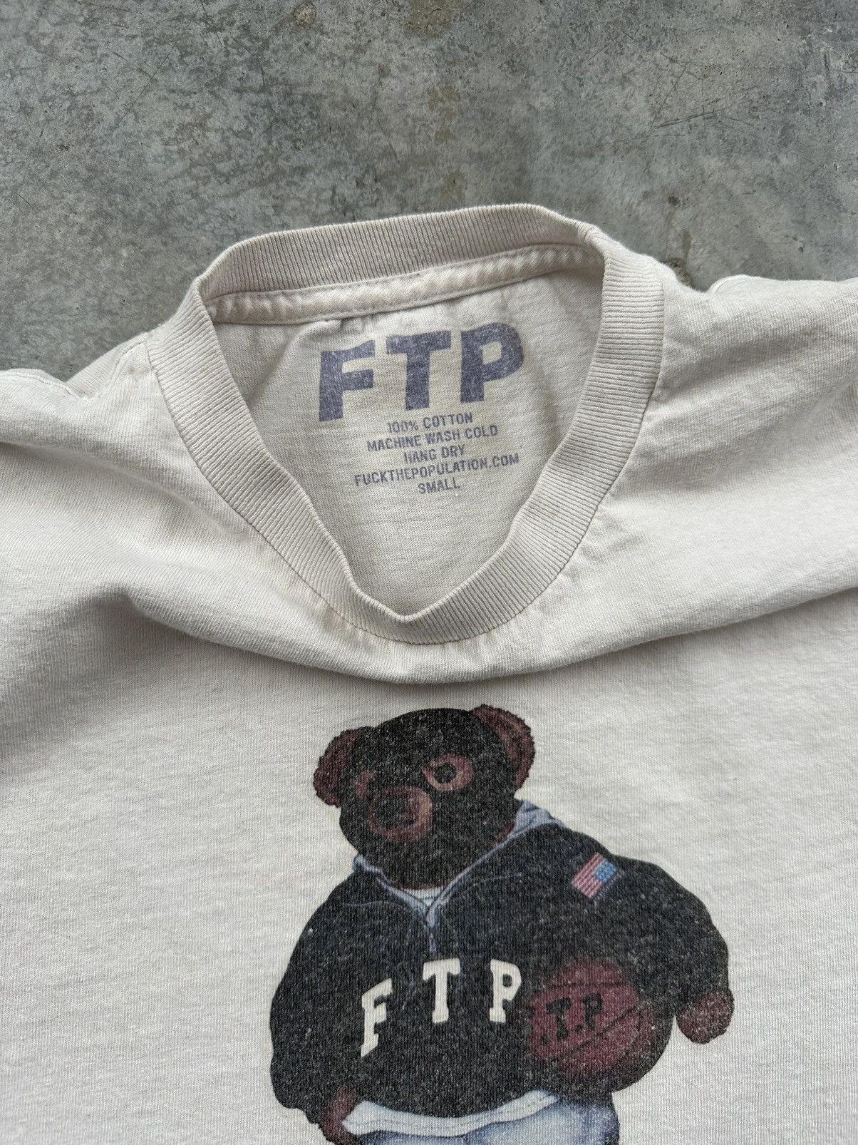 Fuck The Population GRAIL Fuck The Population 2014 Polo Bear Tee " Shoot First " Size US S / EU 44-46 / 1 - 3 Thumbnail