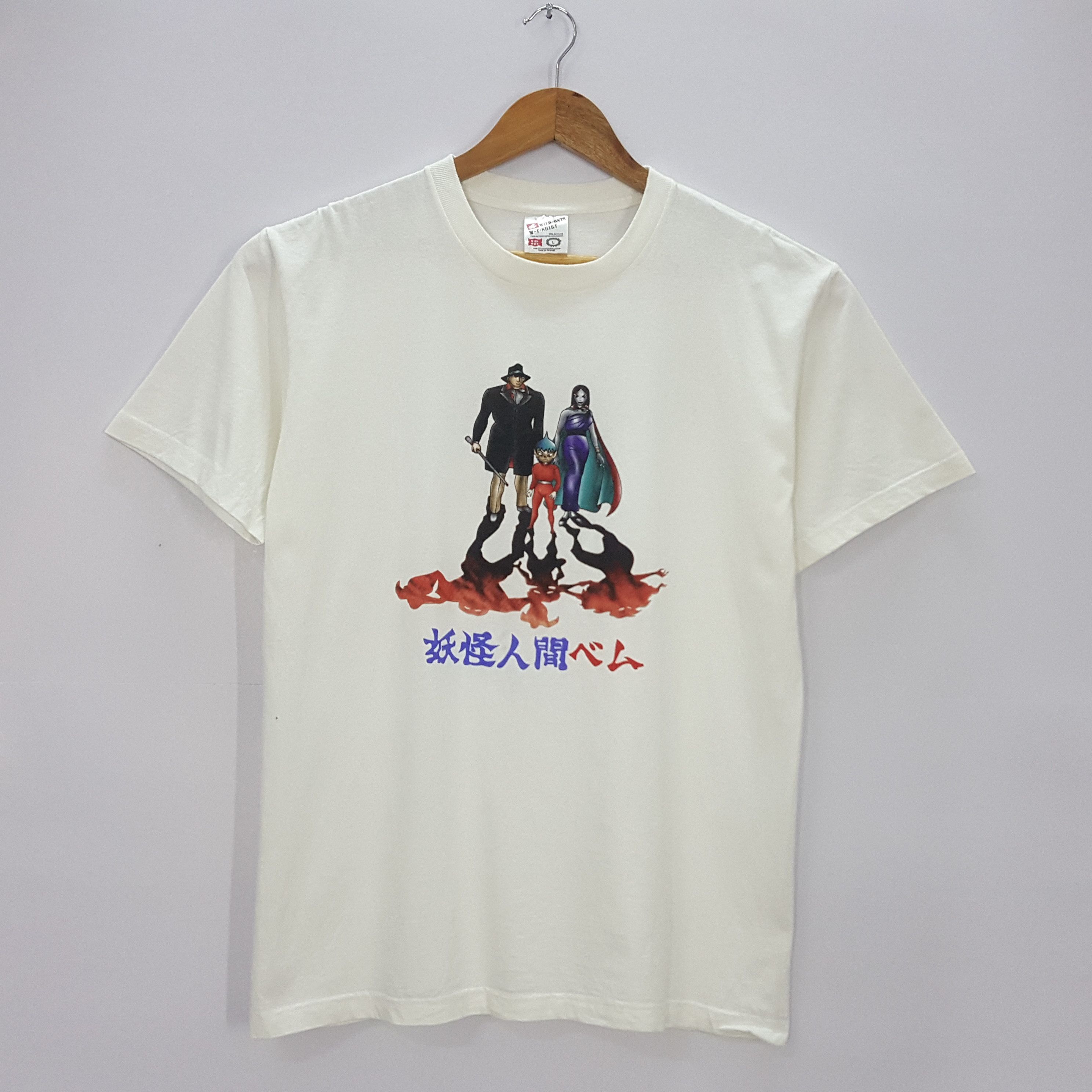 Vintage Japanese Ameriacn Alien Anime Nice Design t-shirt