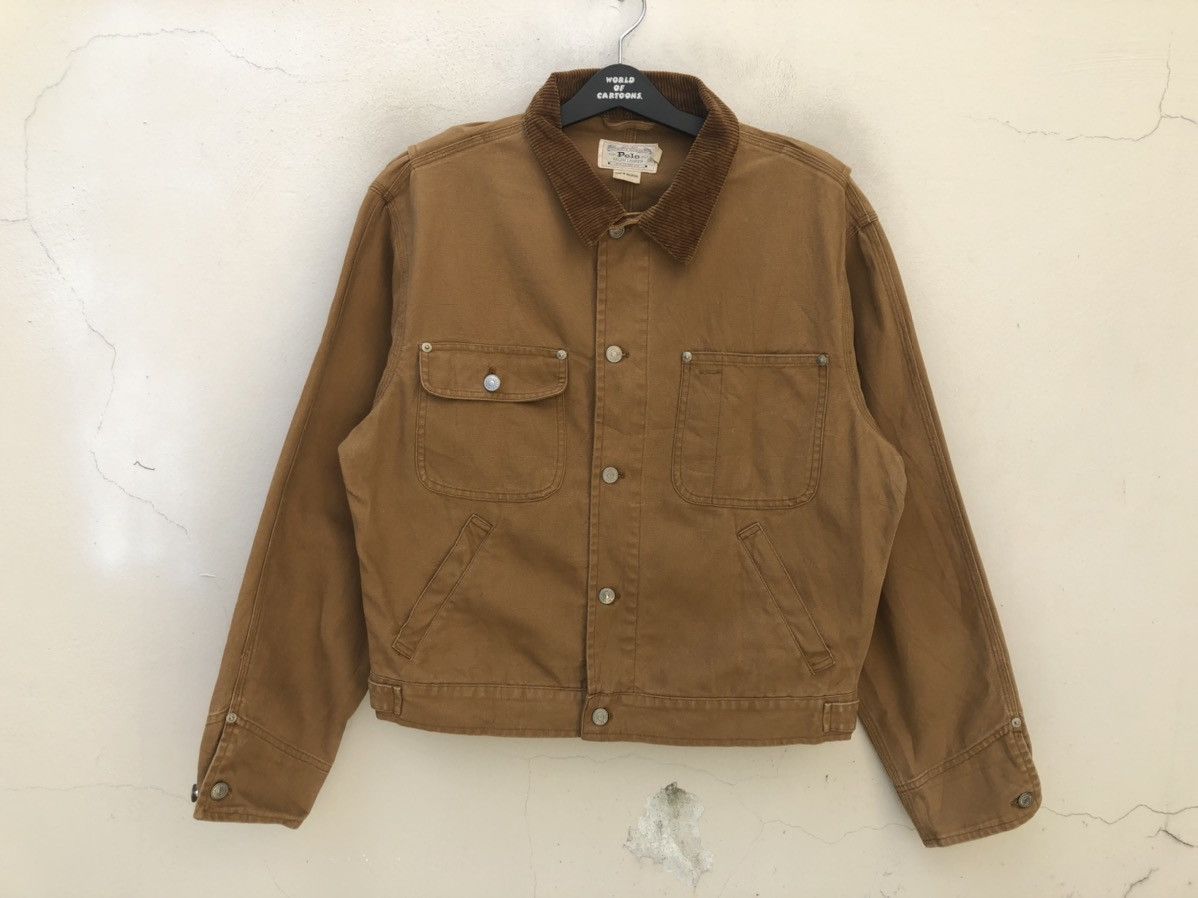 Polo Ralph Lauren Vintage 90s Polo by Ralph Lauren Duck Denim Jacket Size US M / EU 48-50 / 2 - 3 Thumbnail