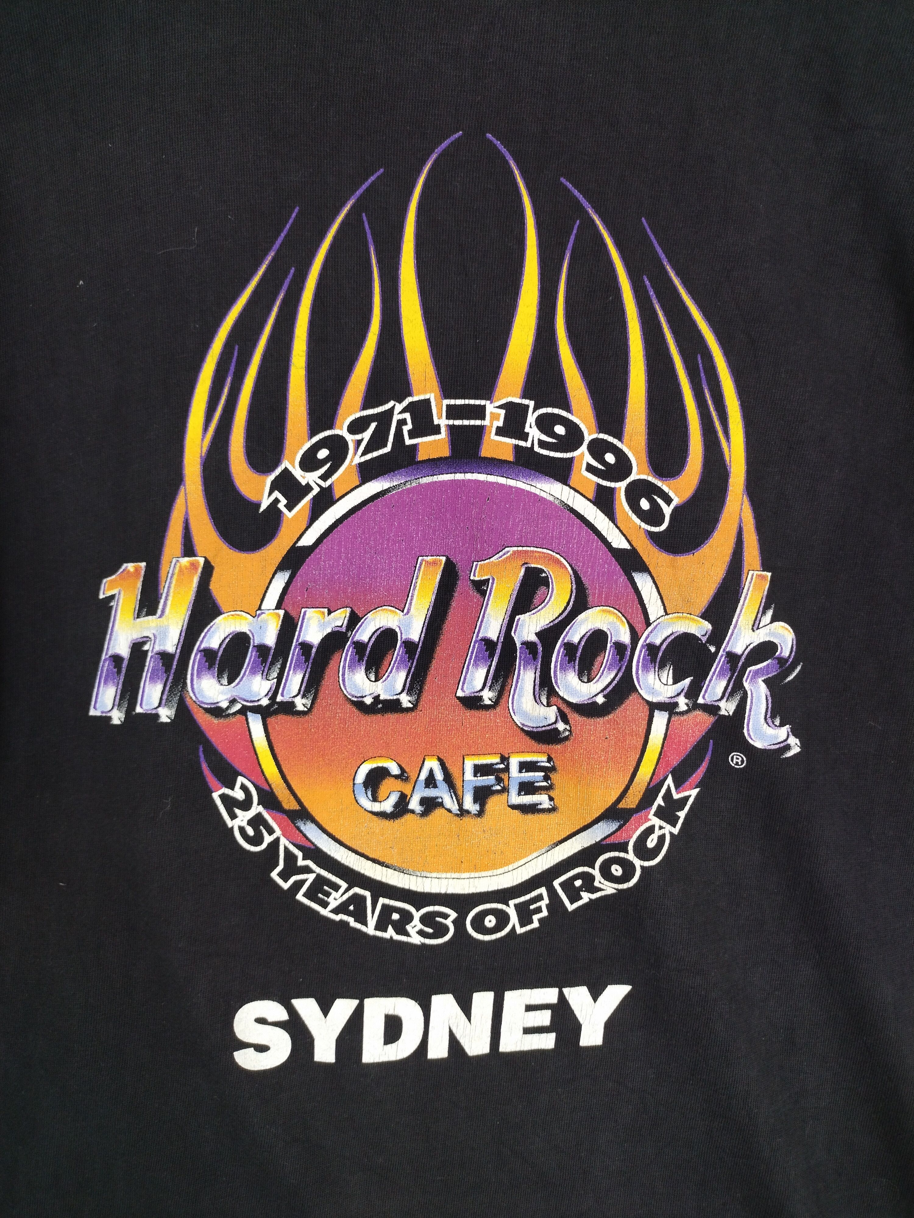 Hard Rock Cafe × Vintage VINTAGE HARD ROCK CAFE SYDNEY 25YEARS OF ROCK TEE Size US M / EU 48-50 / 2 - 2 Thumbnail