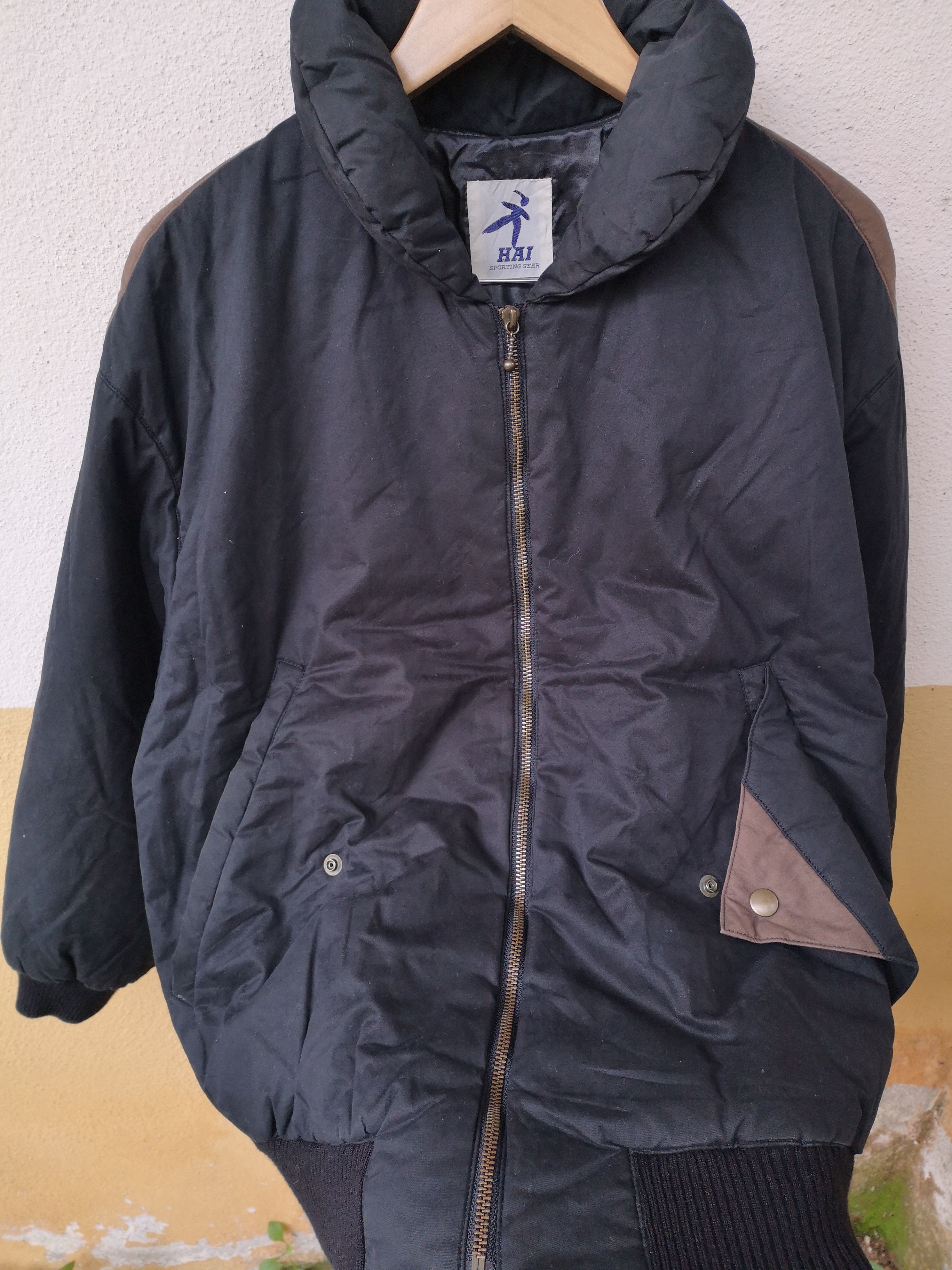 Hai Sporting Gear × Issey Miyake Vintage ISSEY MIYAKE HAI SPORTING GEAR Script Puffer Jacket Size US L / EU 52-54 / 3 - 5 Thumbnail