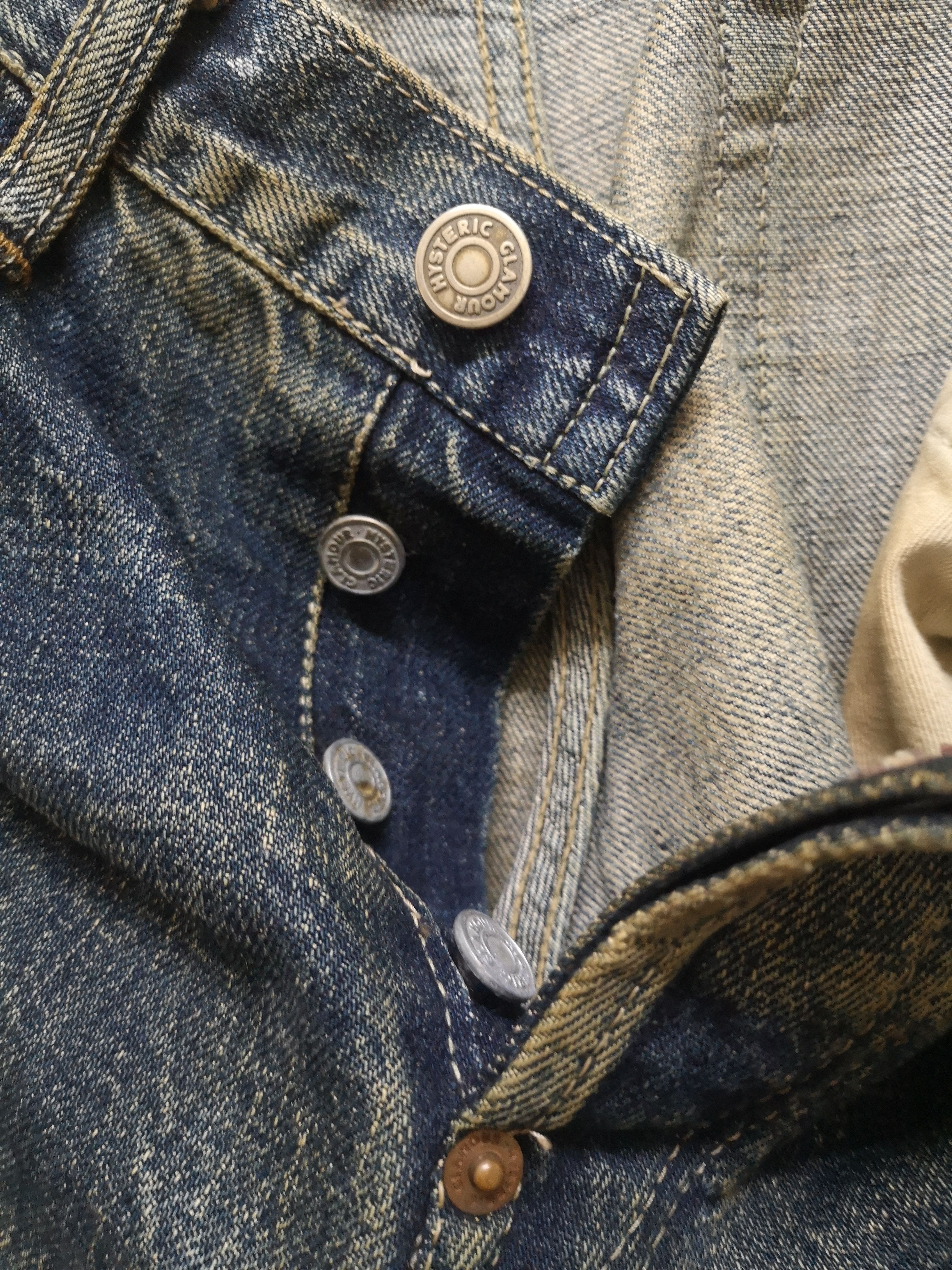 Hysteric Glamour Vintage Hysteric Glamour Kinky Distressed & Ripped Denim Size US 30 / EU 46 - 17 Thumbnail