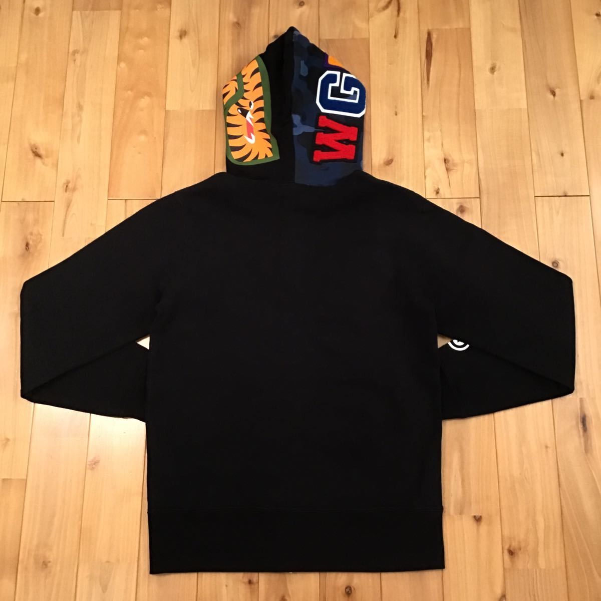 Bape BAPE blue camo x black shark full zip hoodie ape Size US S / EU 44-46 / 1 - 5 Thumbnail