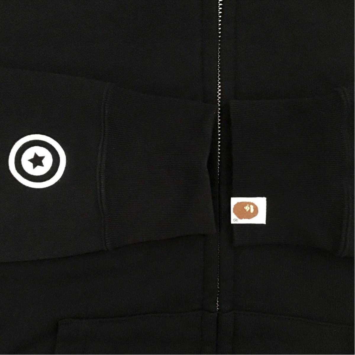 Bape BAPE blue camo x black shark full zip hoodie ape Size US S / EU 44-46 / 1 - 6 Thumbnail
