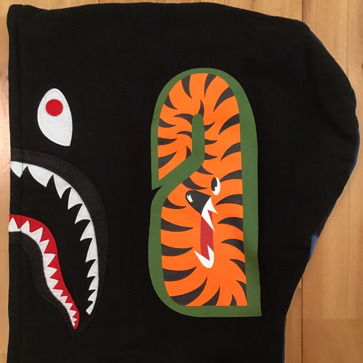 Bape BAPE blue camo x black shark full zip hoodie ape Size US S / EU 44-46 / 1 - 4 Thumbnail