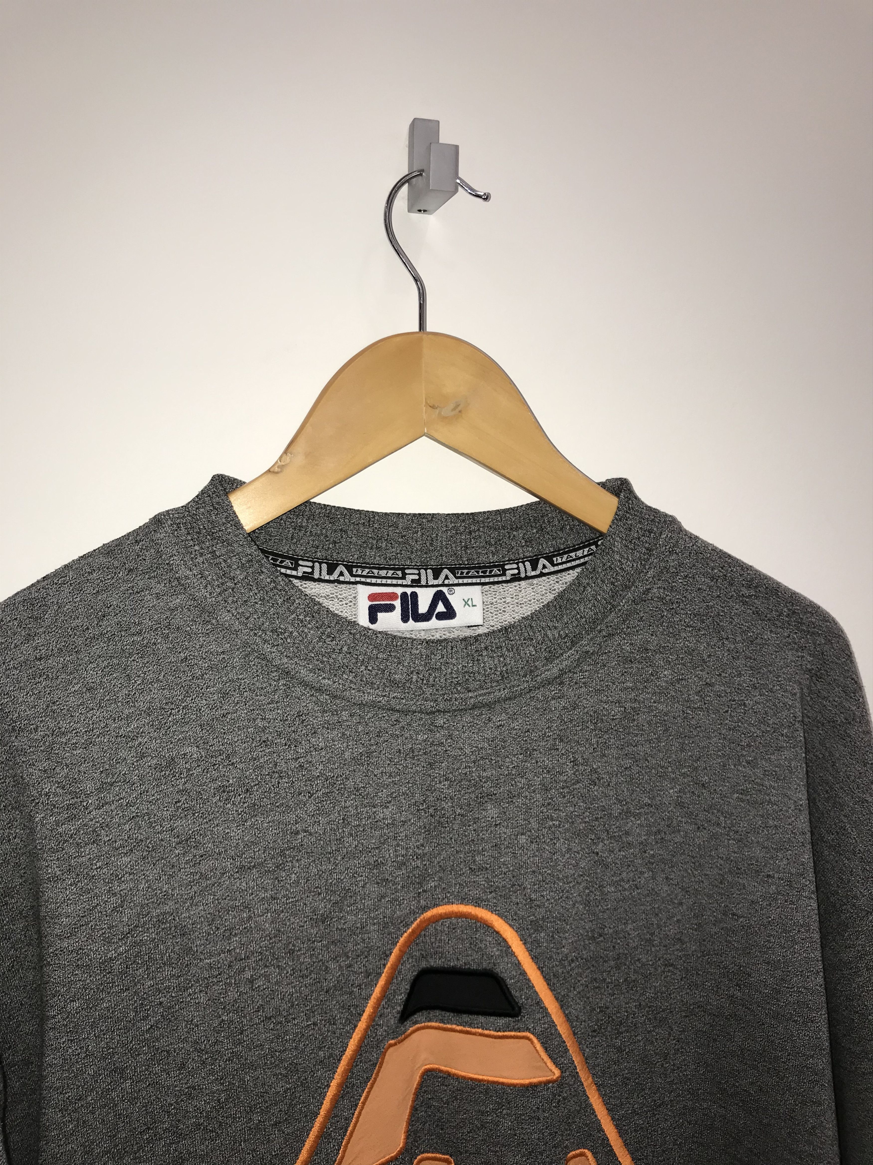 Fila Vintage Fila Big Logo Sweatshirt Size US XL / EU 56 / 4 - 2 Thumbnail