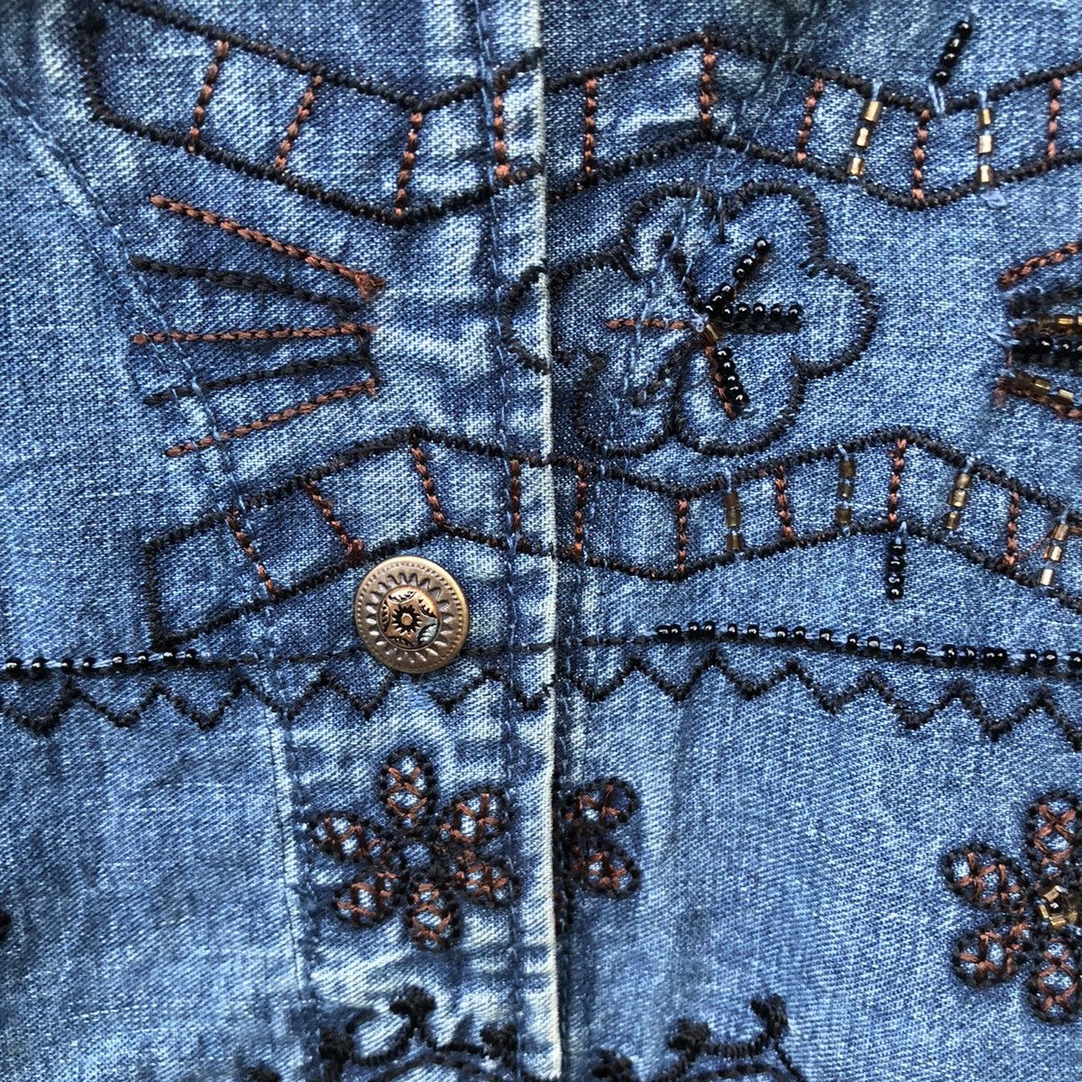45rpm × Indigo × Japanese Brand 💥JAPANESE BRAND CHICO DESIGN INSPIRED BY KAPITAL Size US M / EU 48-50 / 2 - 8 Thumbnail