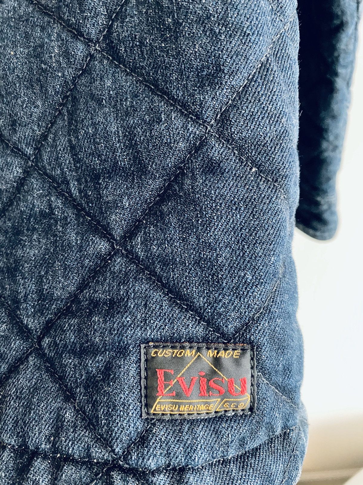 Evisu × Palace × Vintage Rare Vintage Evisu Custom Made Japan Made Denim Jacket Size US L / EU 52-54 / 3 - 4 Thumbnail