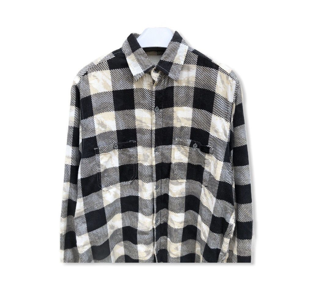 Stussy Vintage Stussy Plaid Tartan Flannel Shirt Size US M / EU 48-50 / 2 - 2 Thumbnail